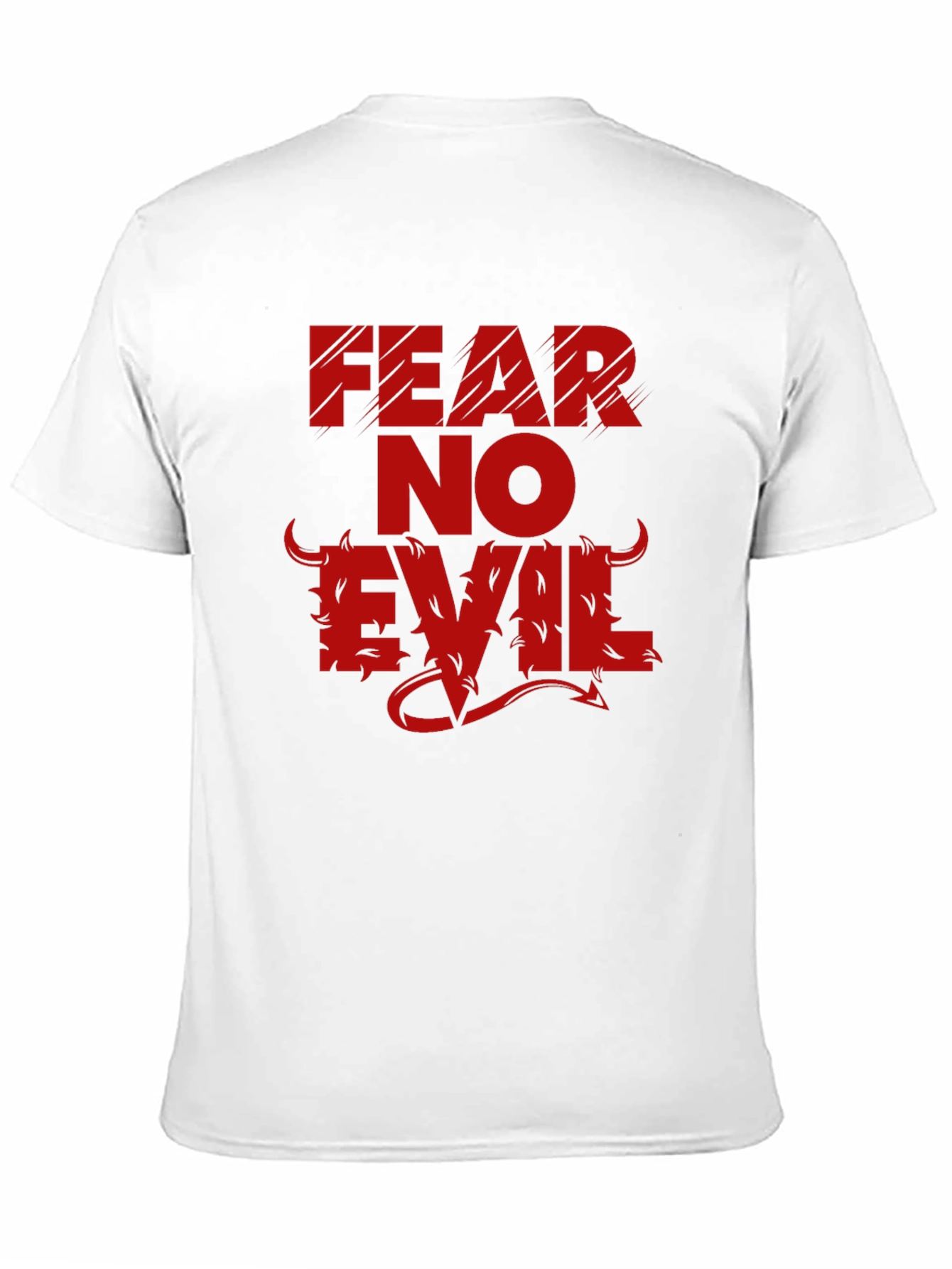Fear No Evil Graphic Tee - Mens Black T-Shirt
