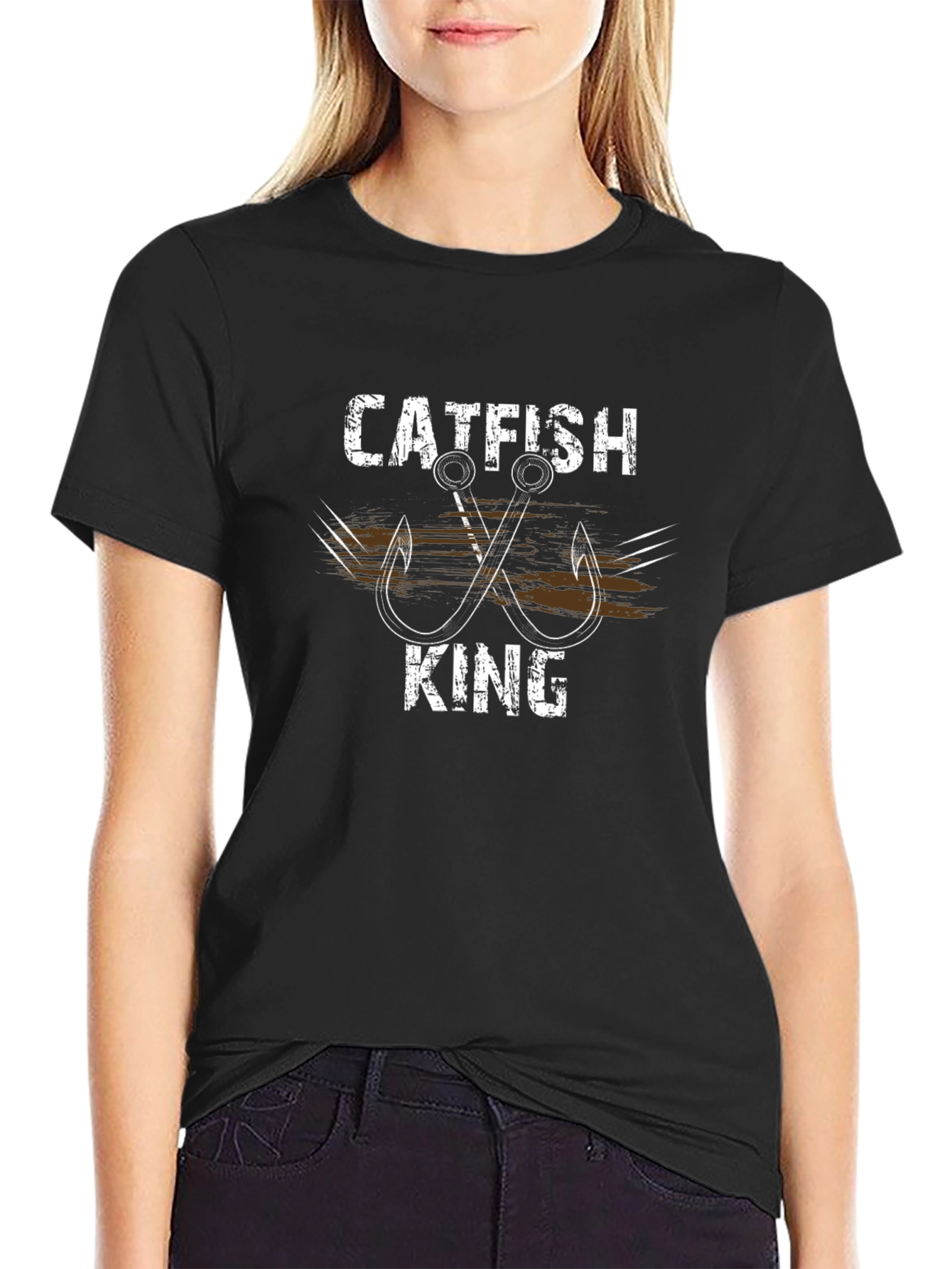 Catfish King Graphic Tee - Fishing T-Shirt