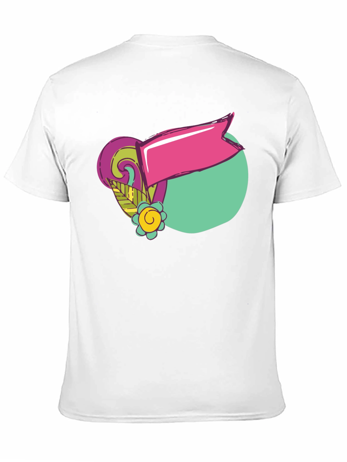 Retro Graphic Tee - Black Cotton T-Shirt