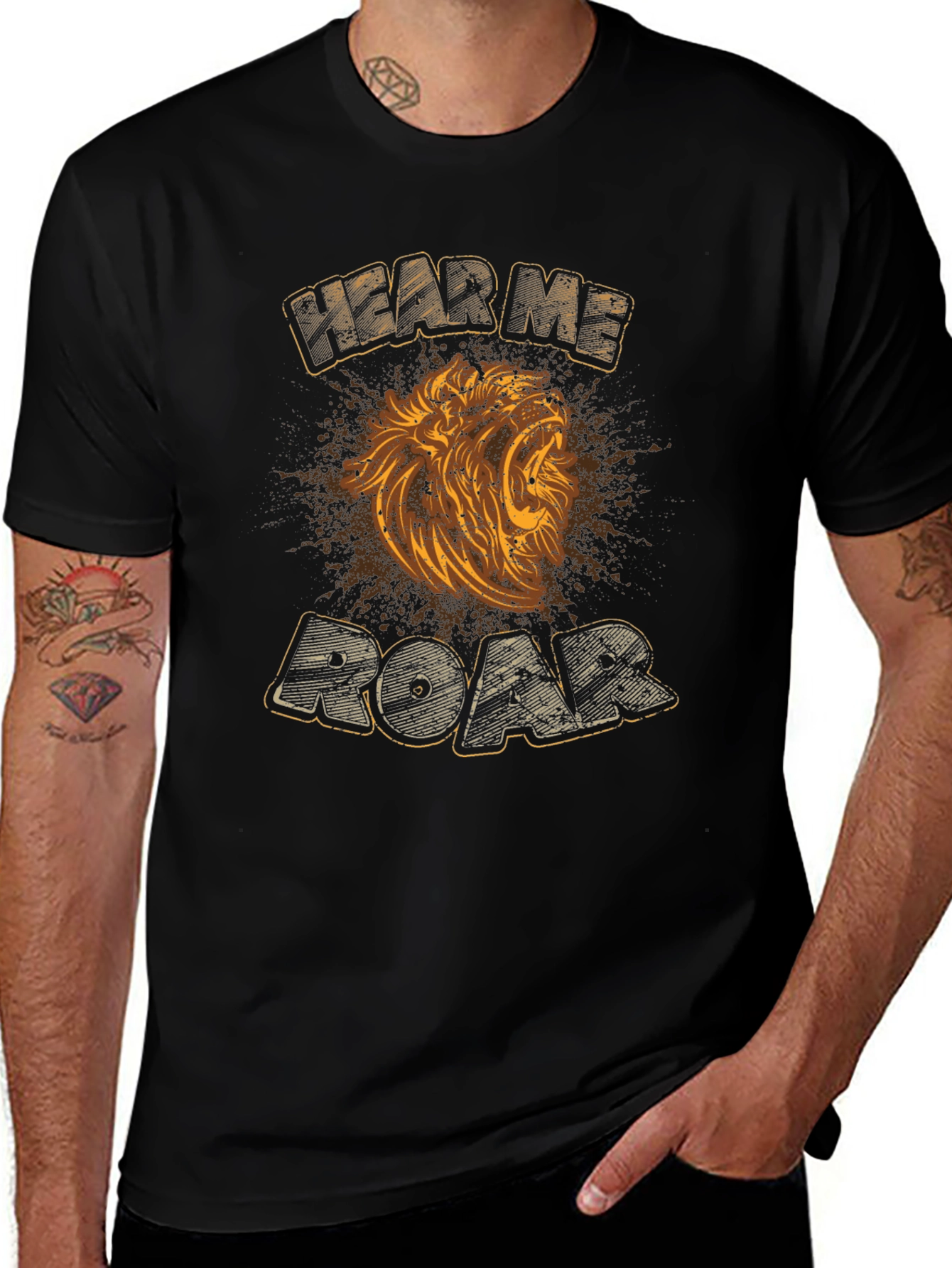 Hear Me Roar Lion Graphic Tee