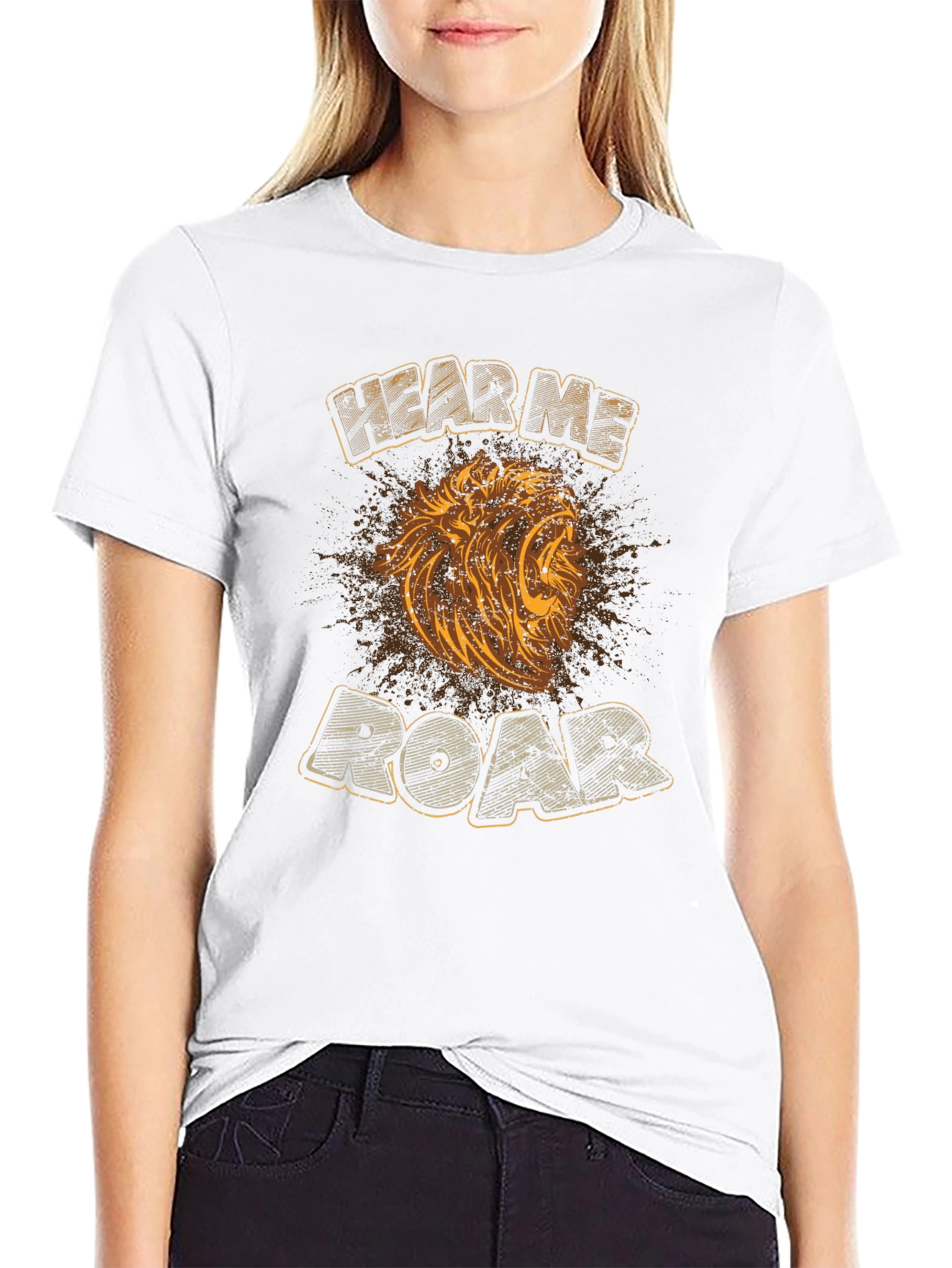 Hear Me Roar Lion Graphic Tee
