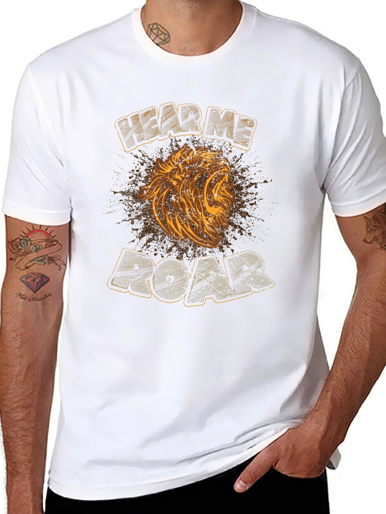 Hear Me Roar Lion Graphic Tee