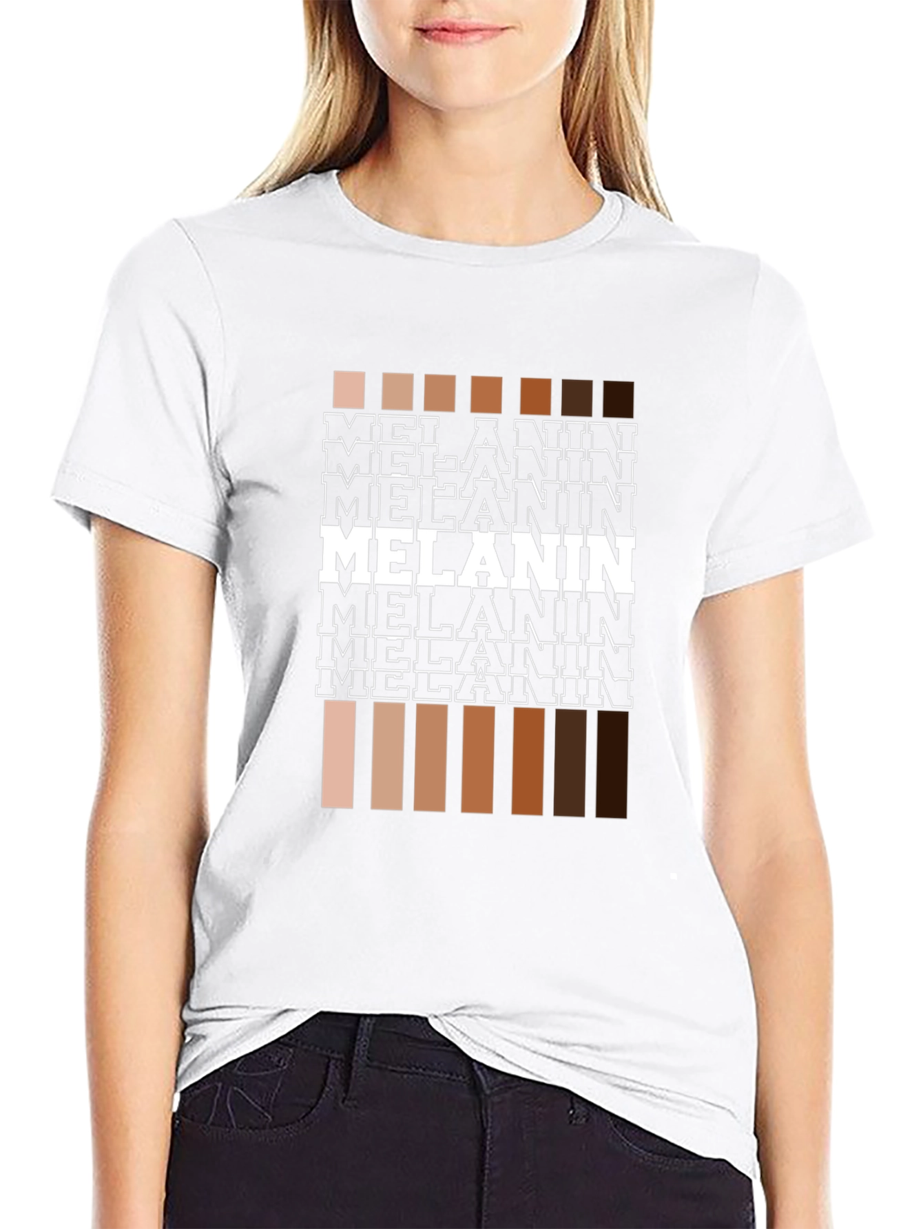 Melanin Shades Graphic Tee - Unisex Black T-Shirt