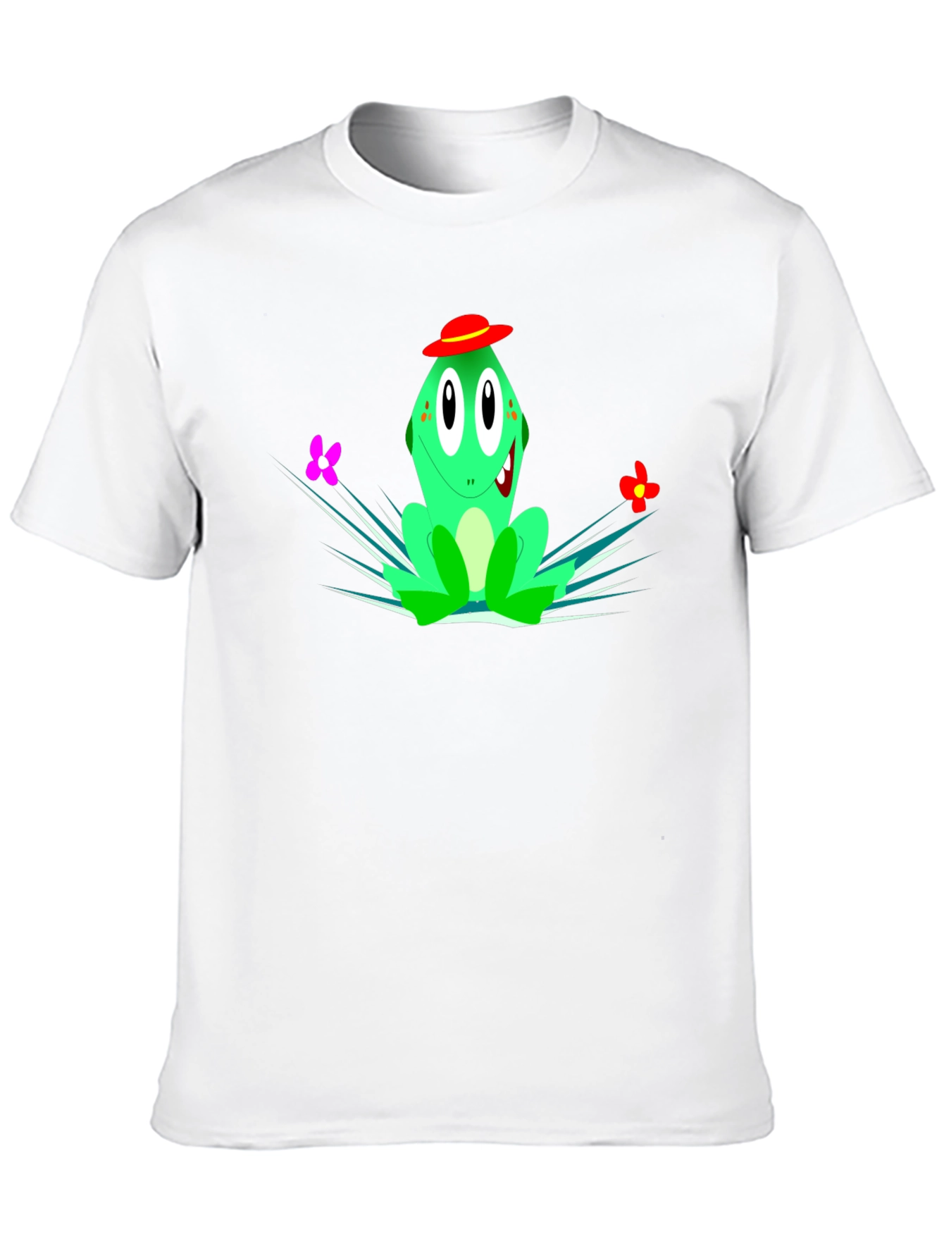 Fun Frog Graphic Black T-Shirt