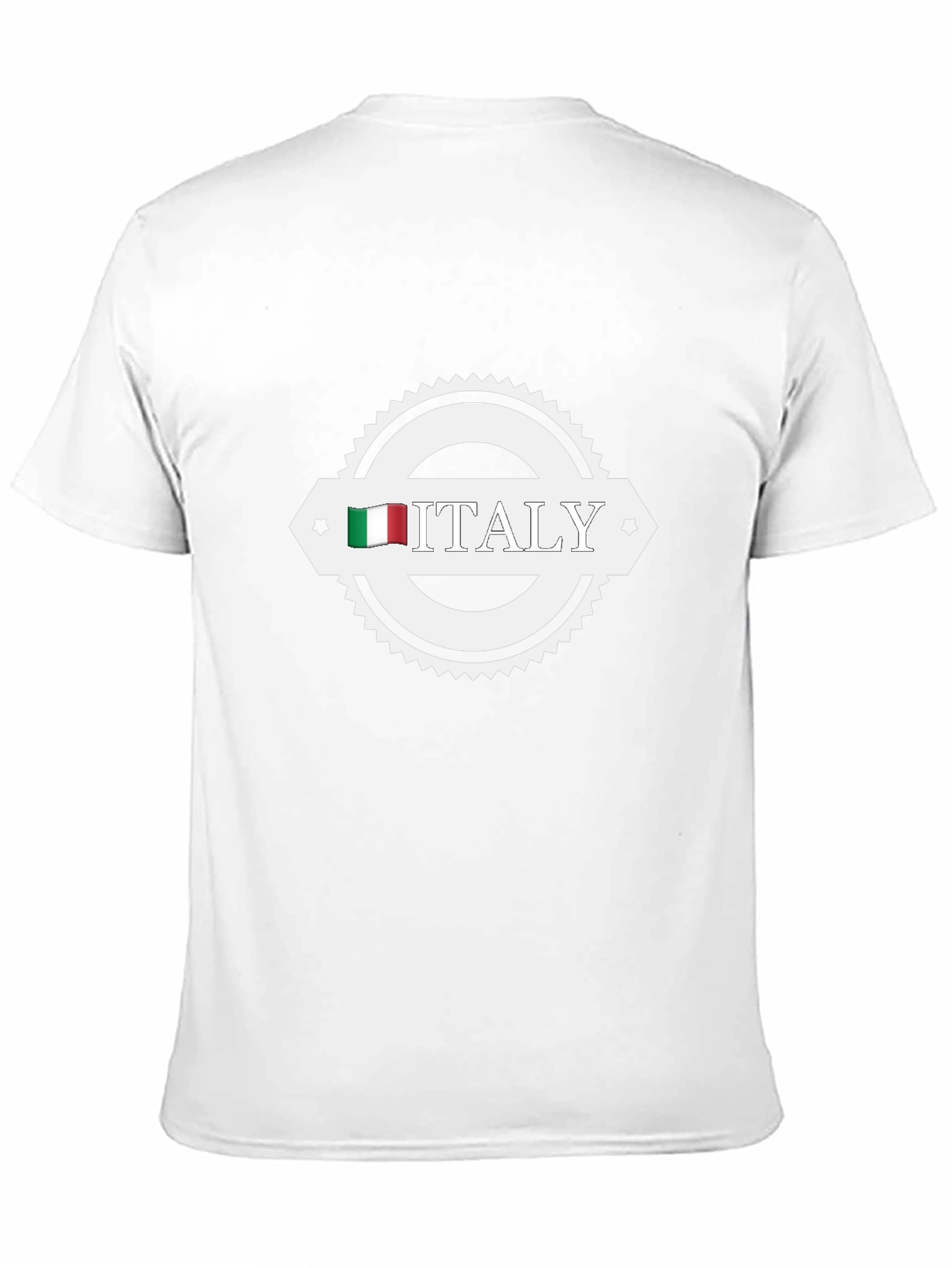Italy Flag Graphic T-Shirt - Black