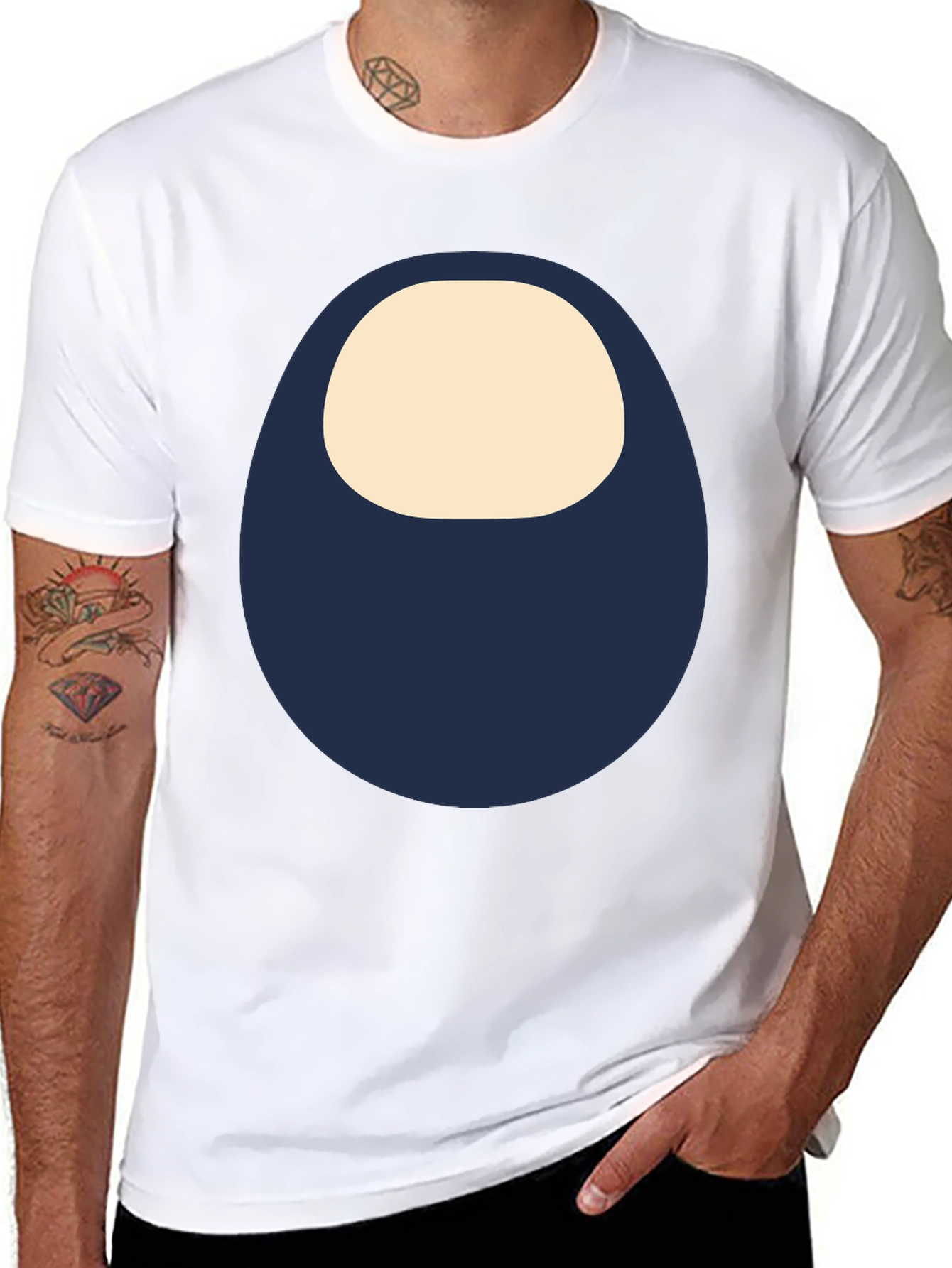 Minimalist Graphic Tee - Circle Design