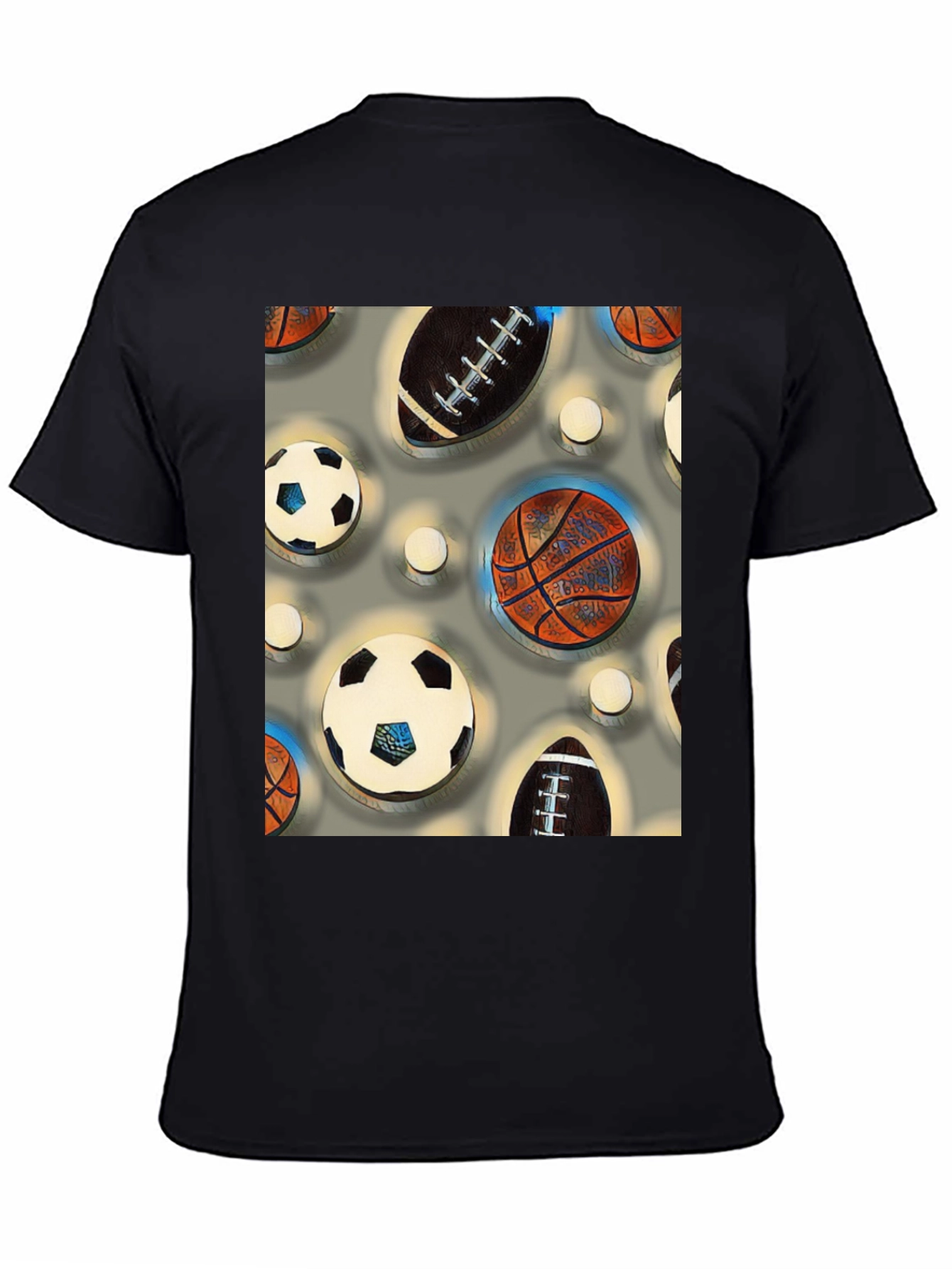 Sports Balls Patterned Tee