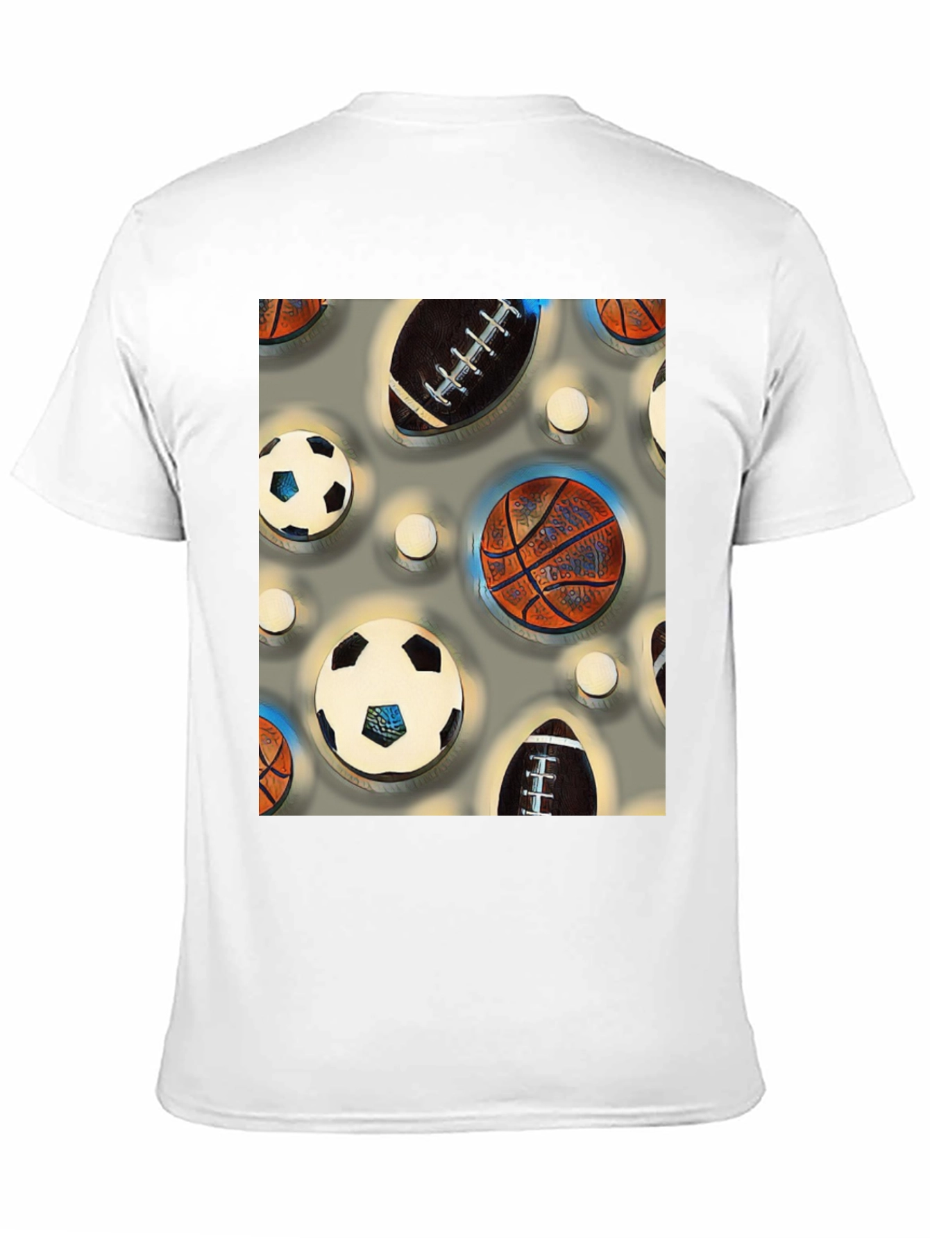 Sports Balls Patterned Tee