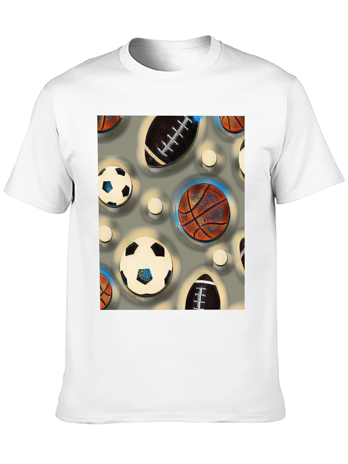 Sports Balls Patterned Tee