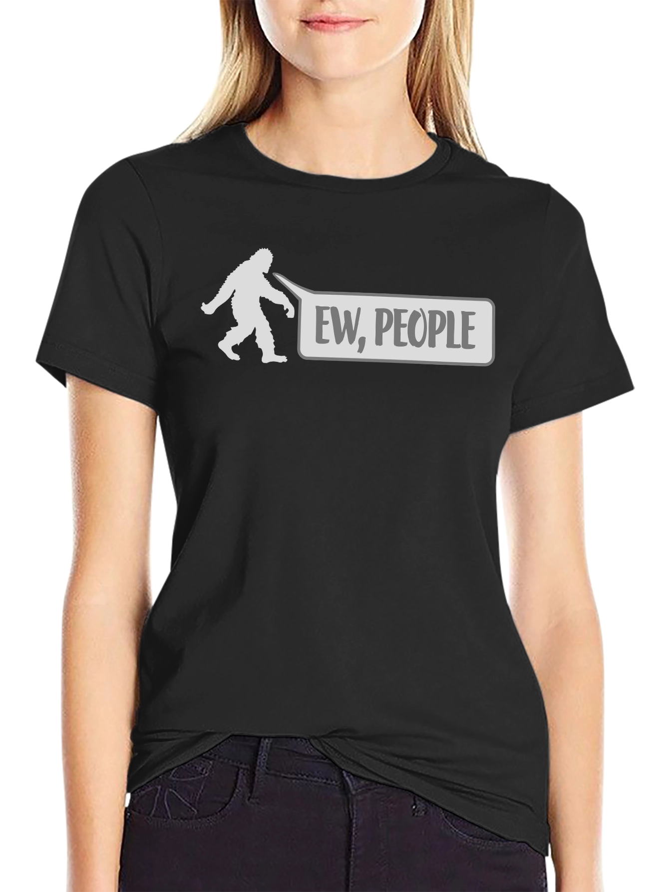Ew People Sasquatch Graphic Tee - Soft Cotton Blend