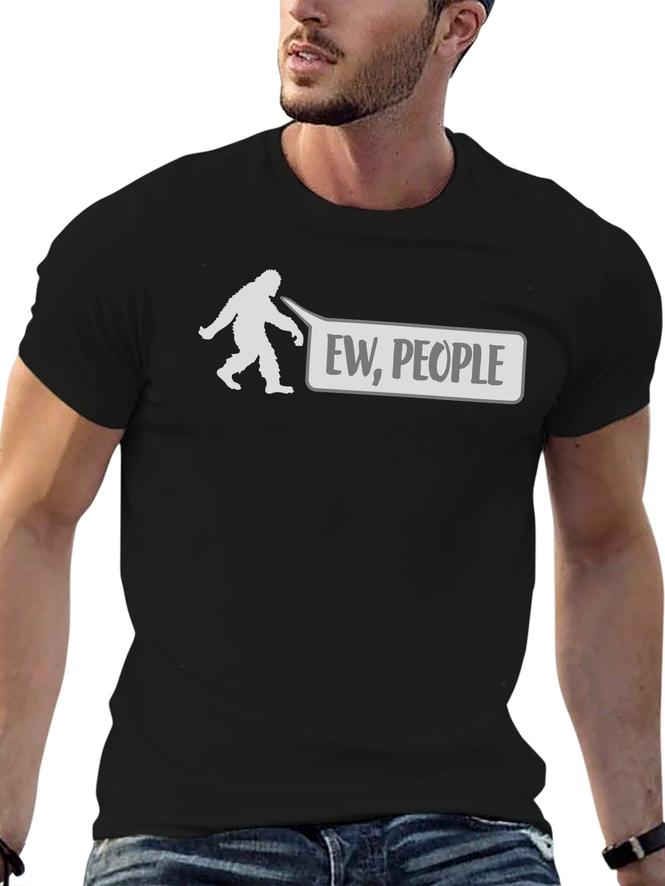 Ew People Sasquatch Graphic Tee - Soft Cotton Blend