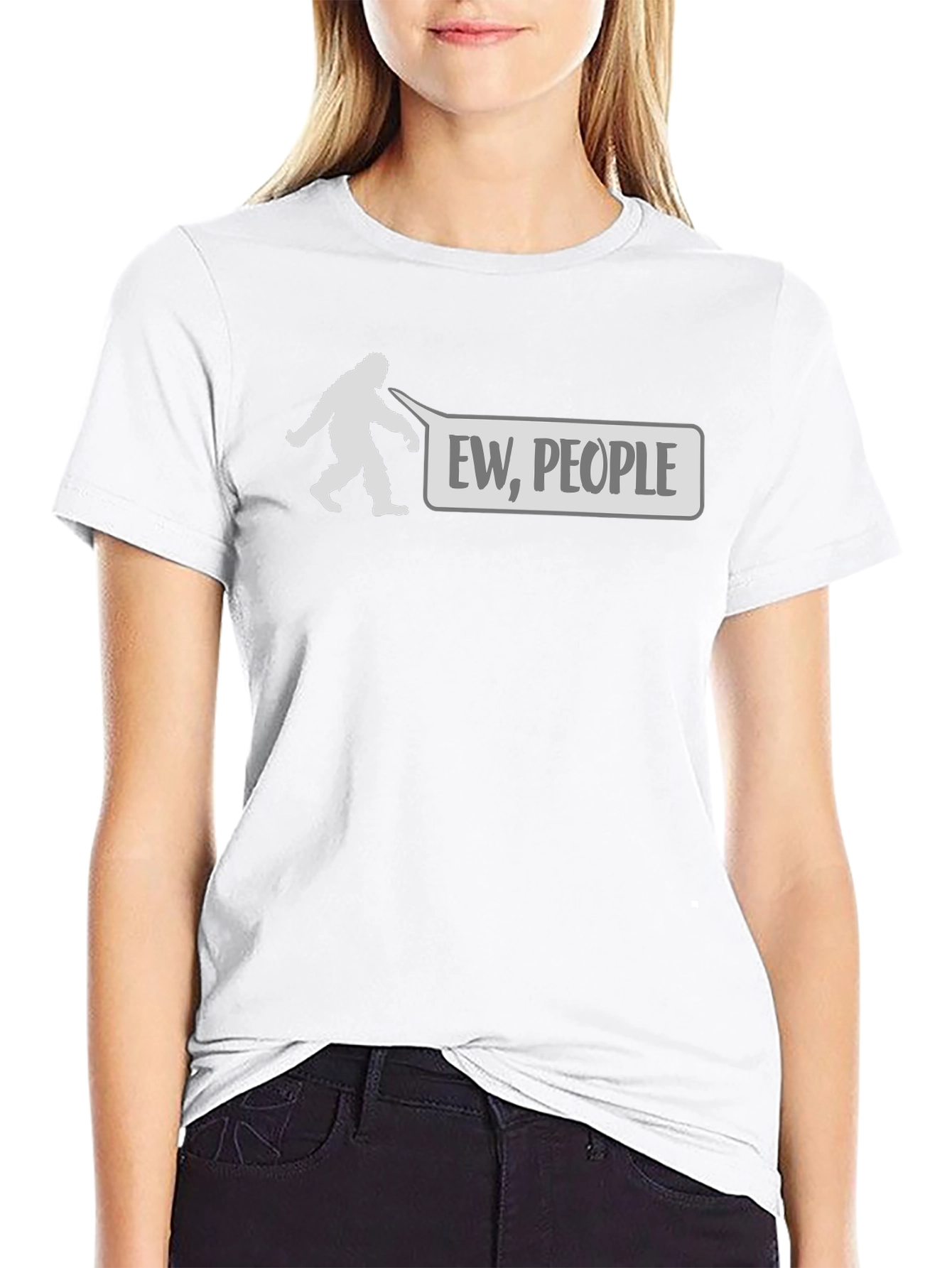 Ew People Sasquatch Graphic Tee - Soft Cotton Blend