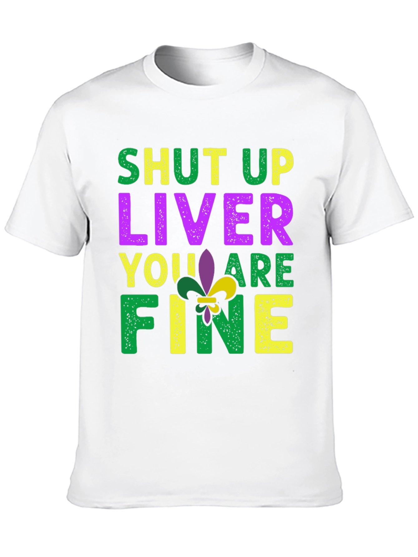 Shut Up Liver Youre Fine Black Graphic Tee