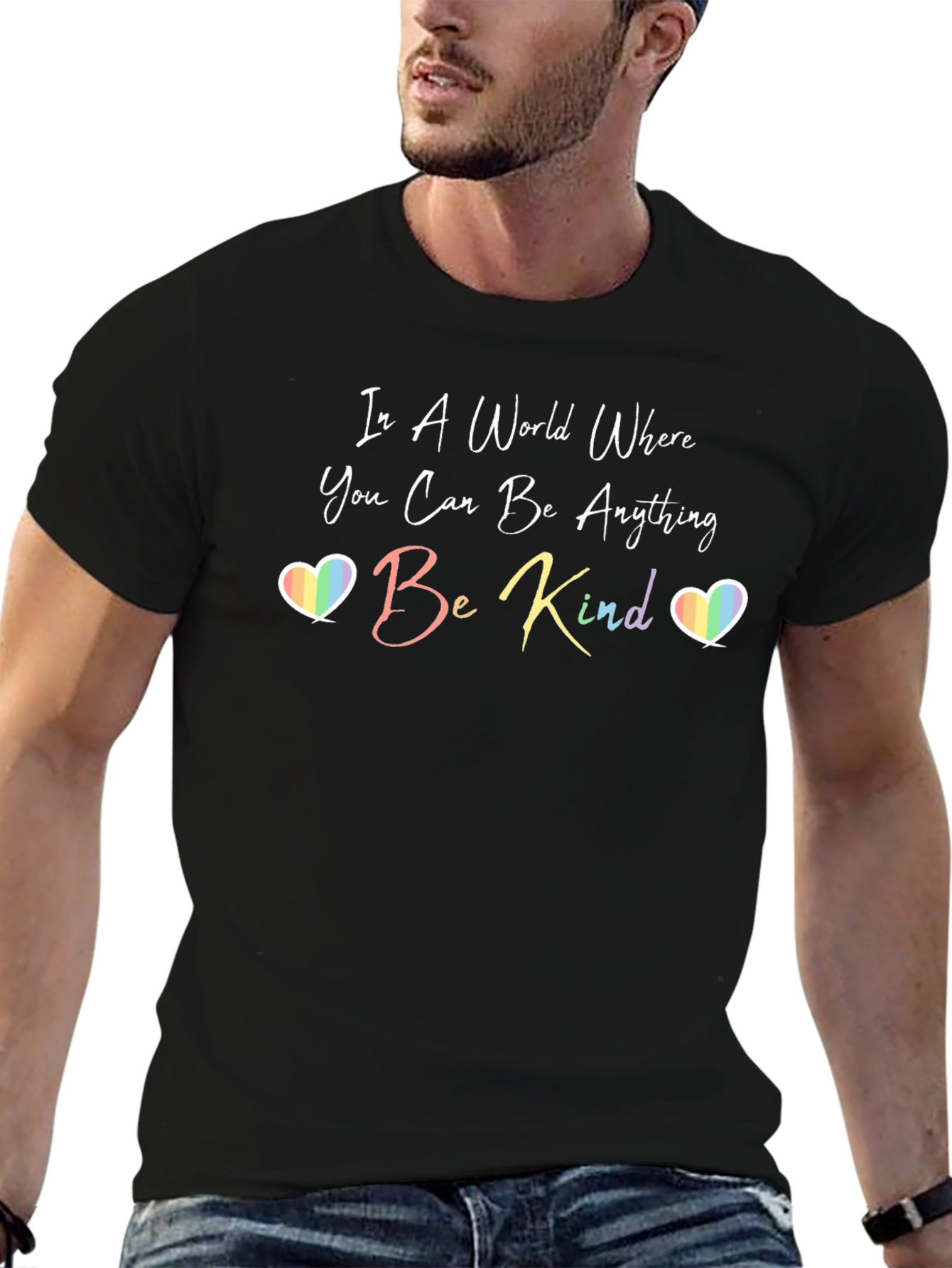 Be Kind Rainbow Heart T-Shirt