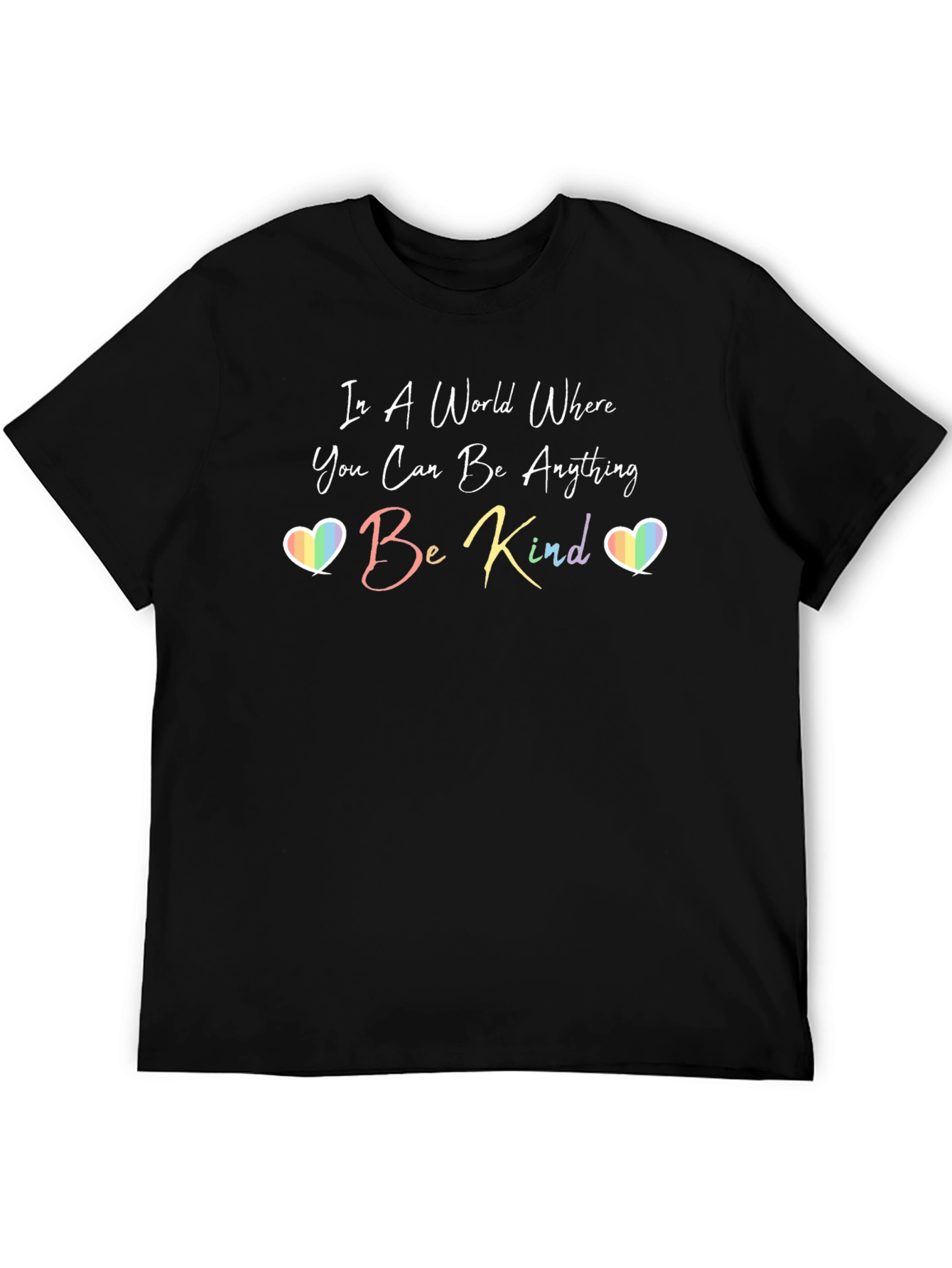 Be Kind Rainbow Heart T-Shirt