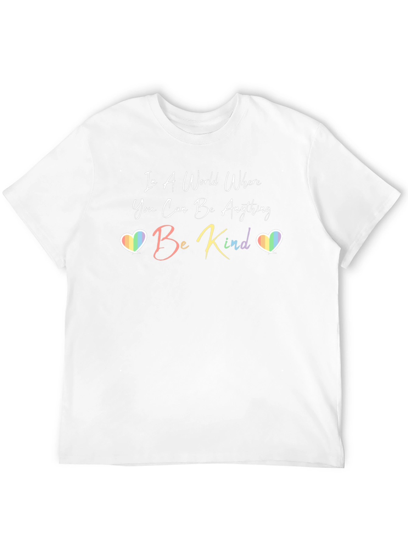 Be Kind Rainbow Heart T-Shirt