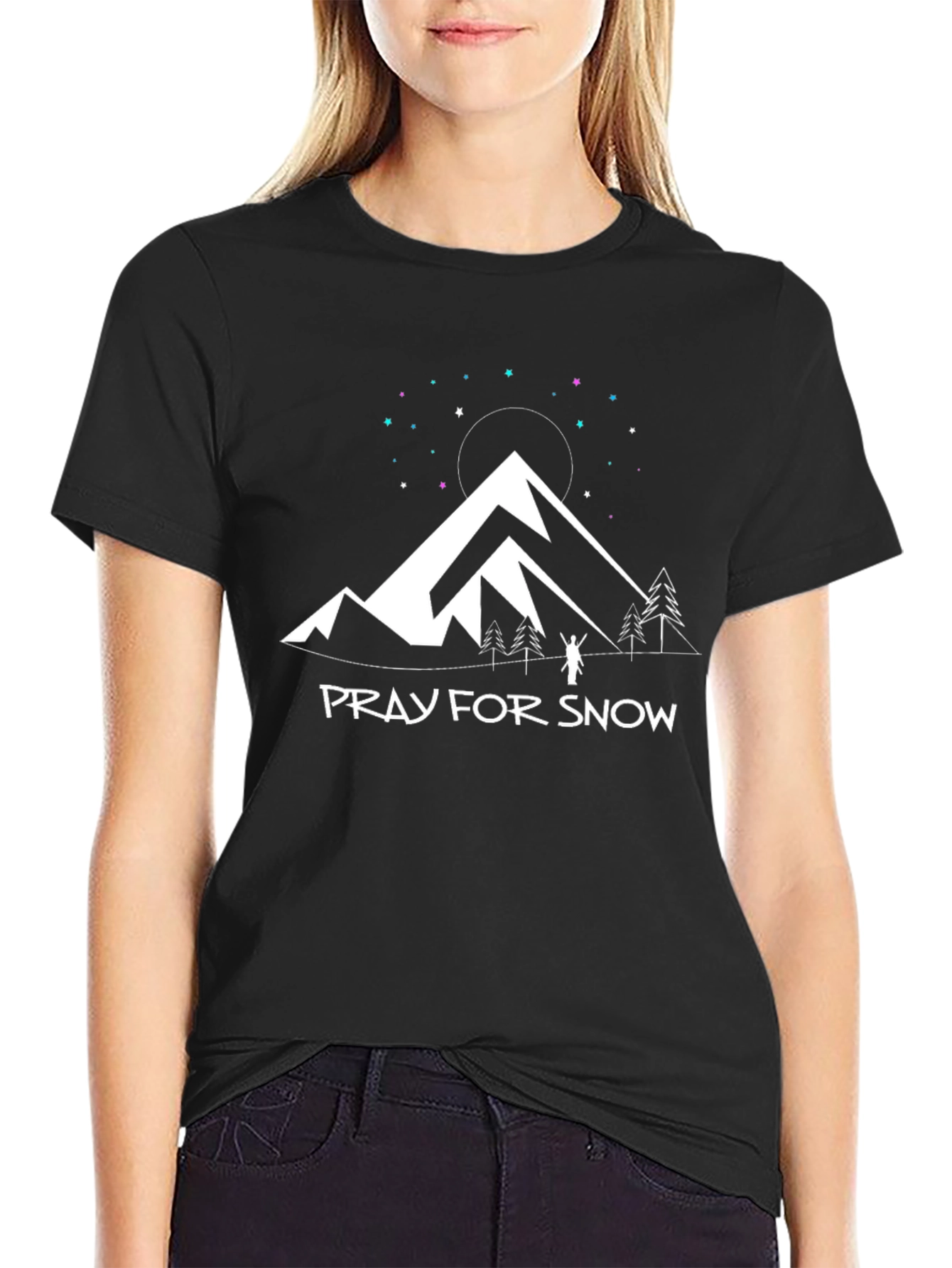 Pray for Snow Graphic Tee