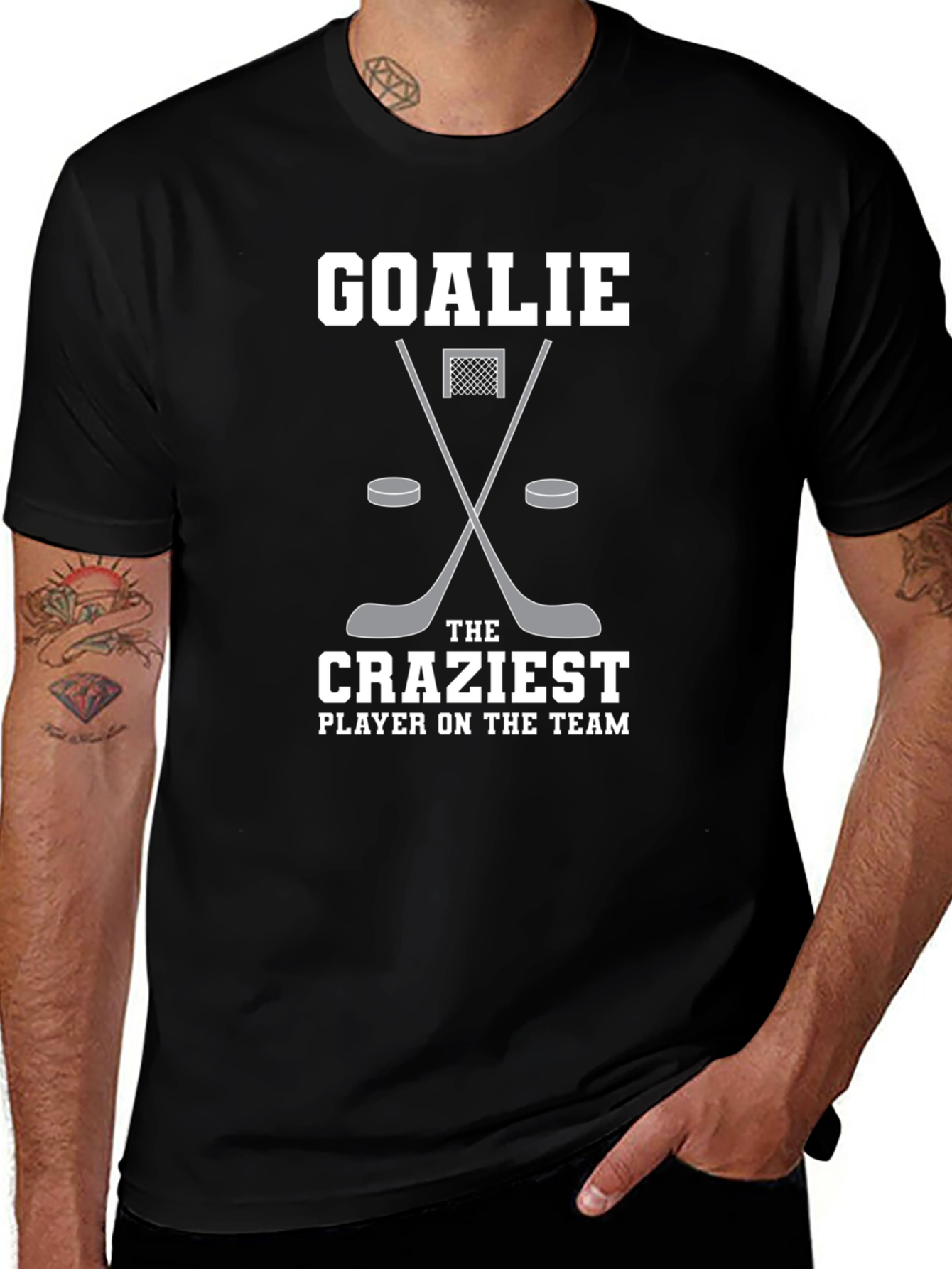 Hockey Goalie - The Craziest Player T-Shirt