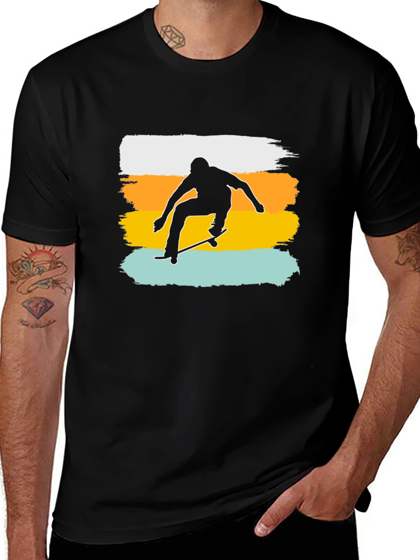 Skater Silhouette Graphic Tee