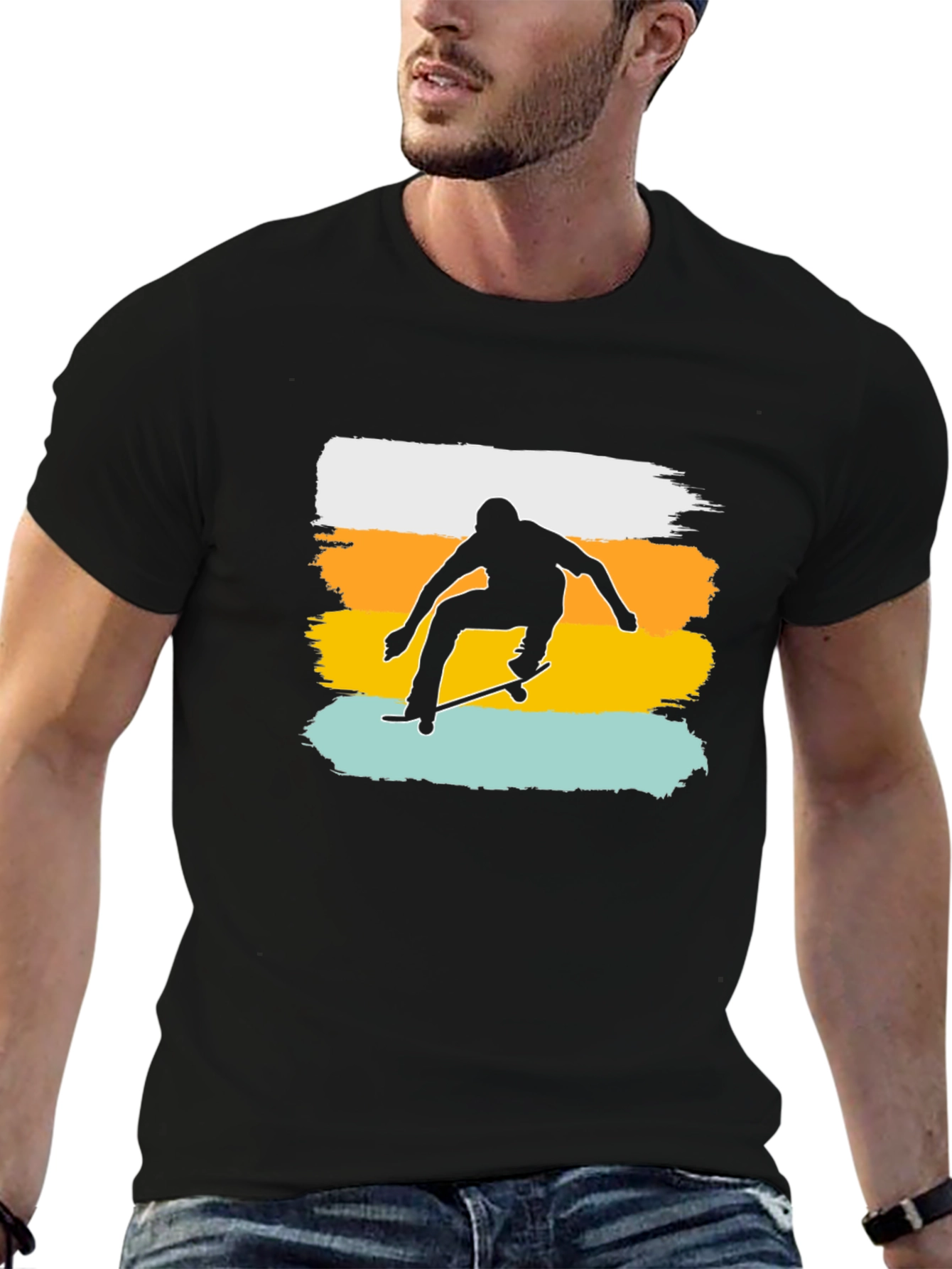 Skater Silhouette Graphic Tee