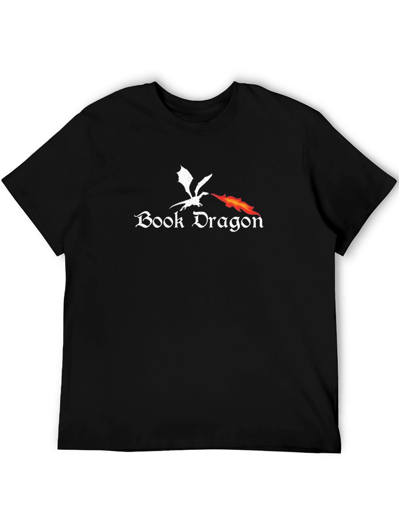 Book Dragon T-Shirt - Fantasy Reader Tee