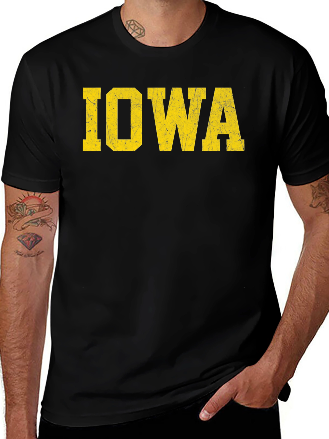 Iowa Graphic Tee - Black T-Shirt