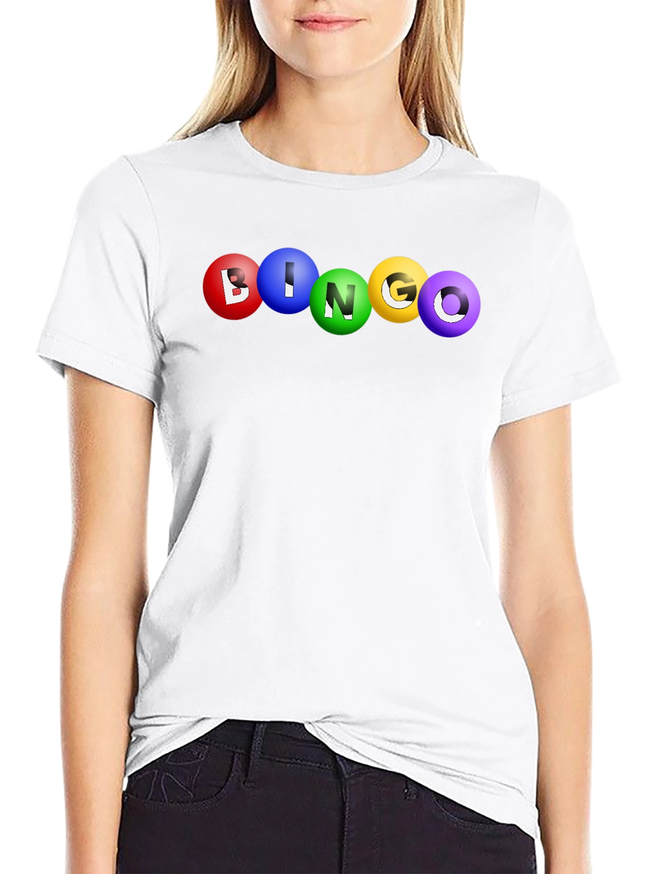 Bingo Balls Graphic Tee - Lucky Game T-Shirt