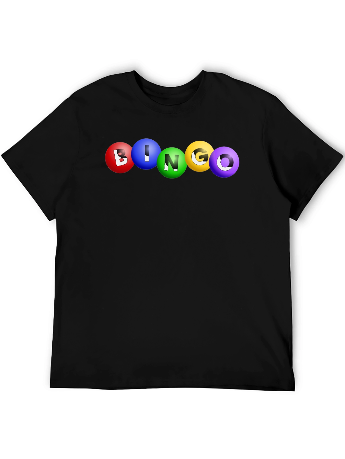 Bingo Balls Graphic Tee - Lucky Game T-Shirt