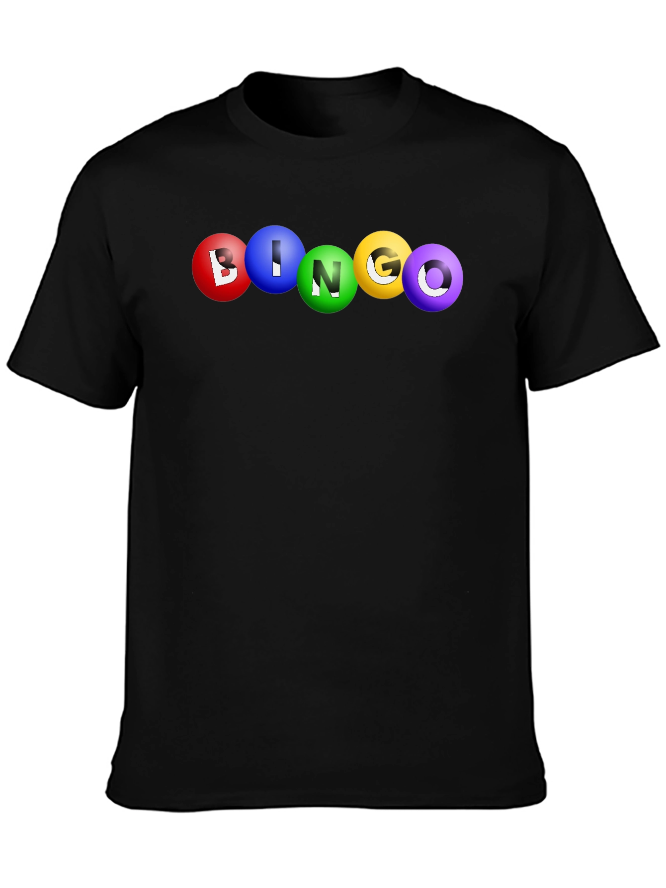 Bingo Balls Graphic Tee - Lucky Game T-Shirt