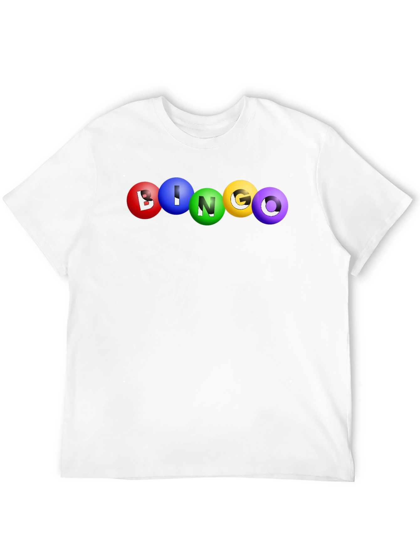 Bingo Balls Graphic Tee - Lucky Game T-Shirt