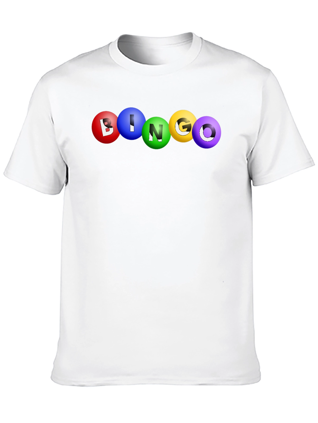 Bingo Balls Graphic Tee - Lucky Game T-Shirt