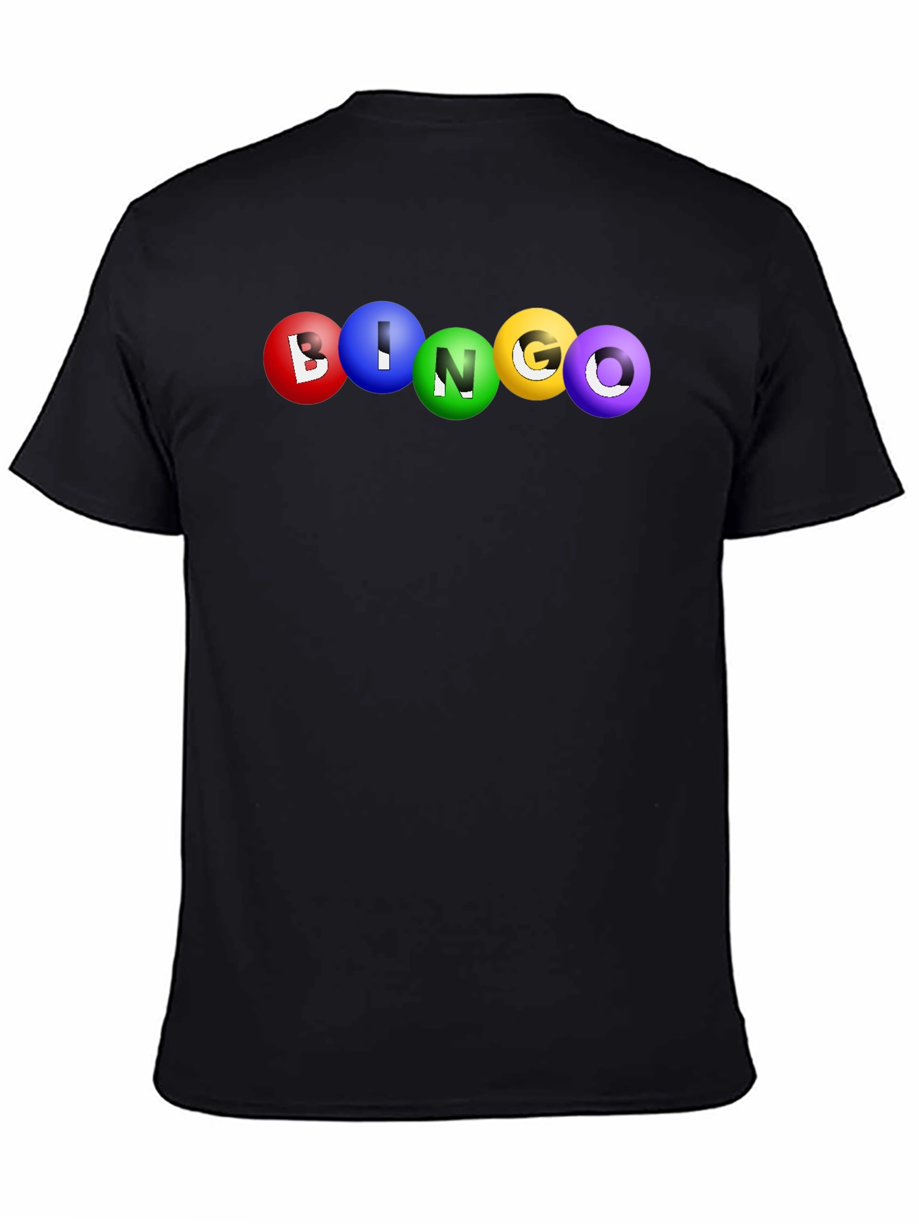 Bingo Balls Graphic Tee - Lucky Game T-Shirt