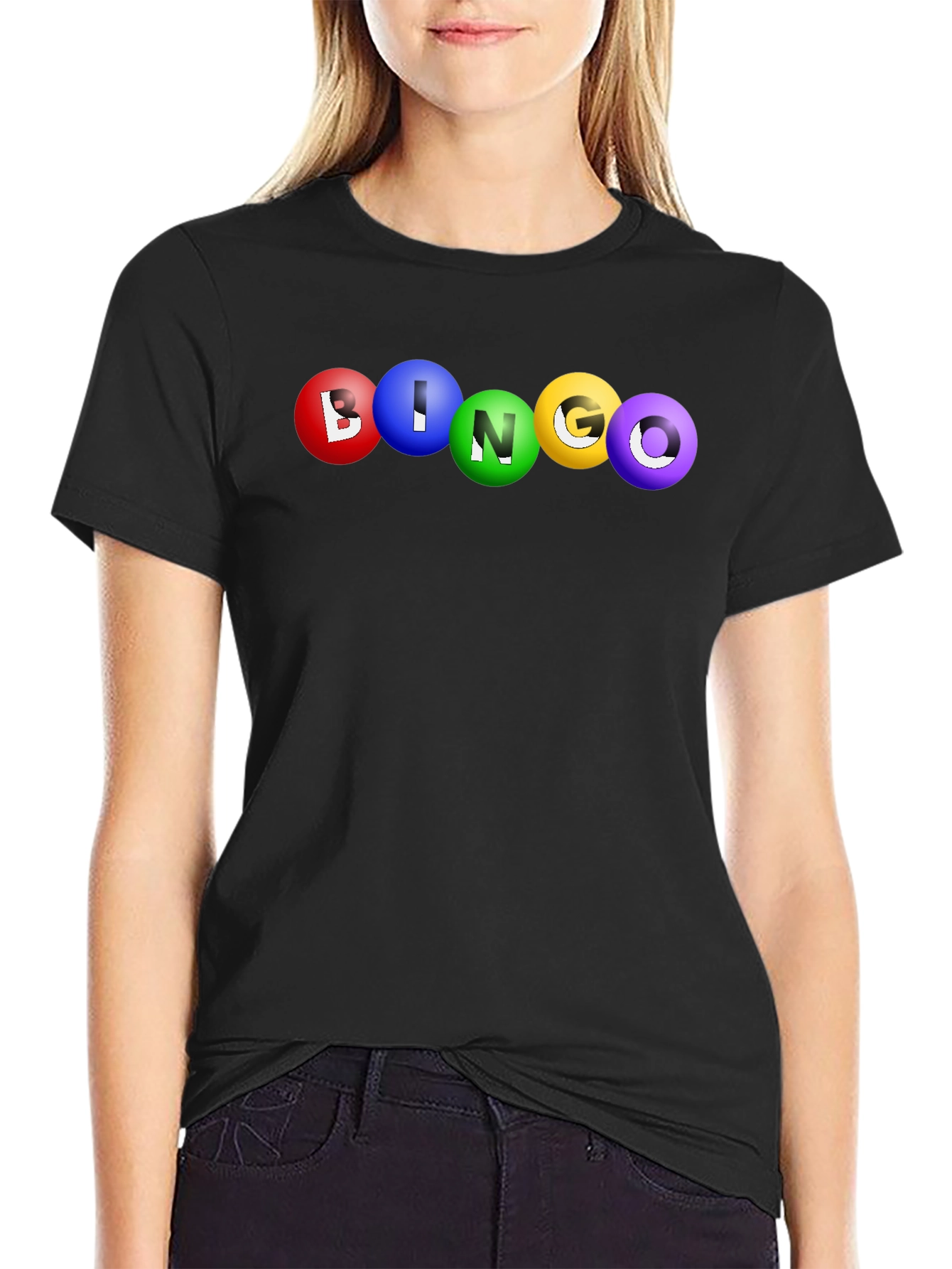 Bingo Balls Graphic Tee - Lucky Game T-Shirt