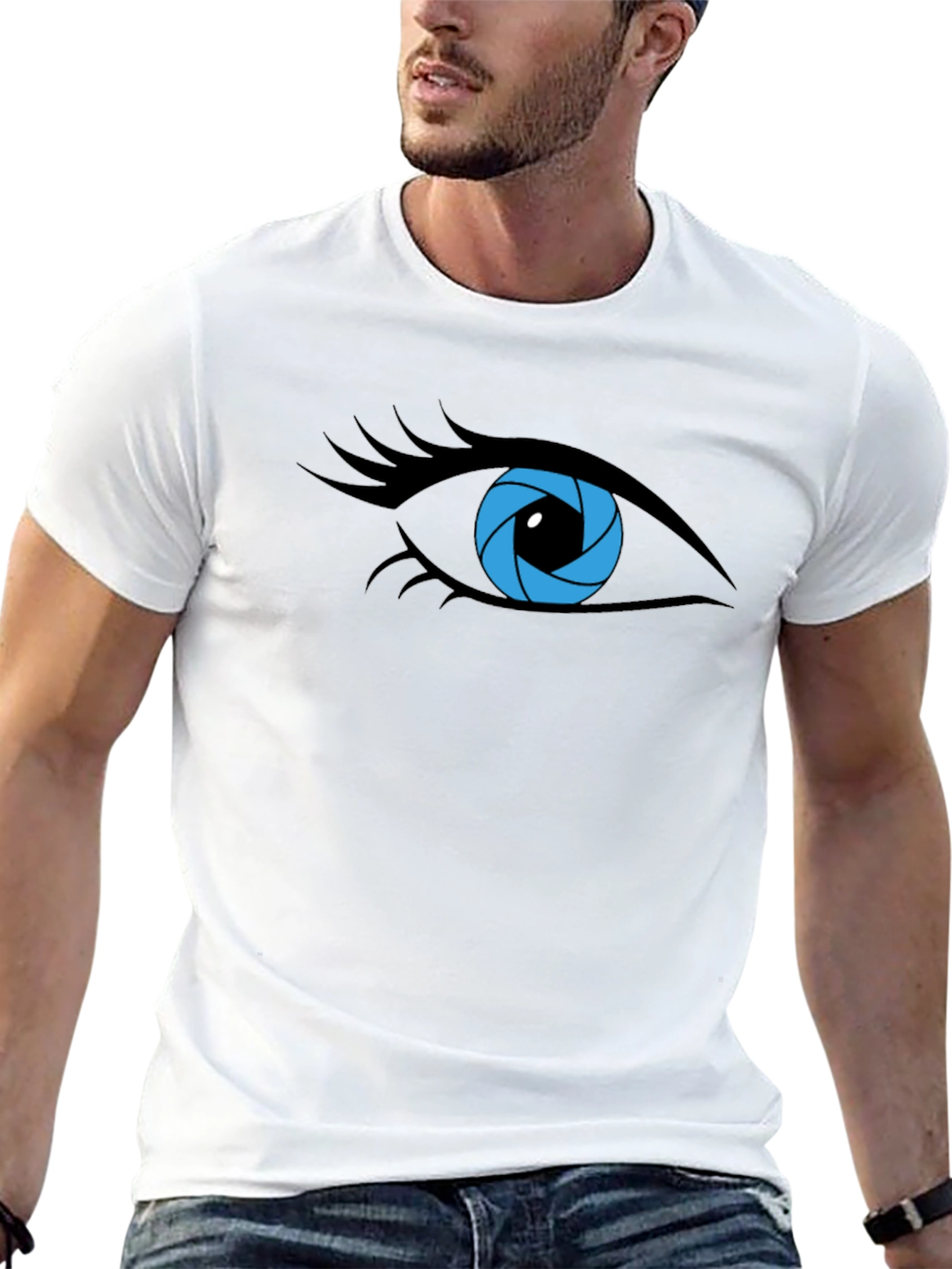 Eye Aperture Graphic T-Shirt
