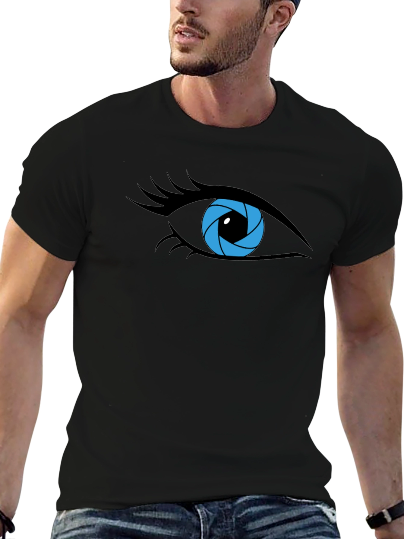 Eye Aperture Graphic T-Shirt