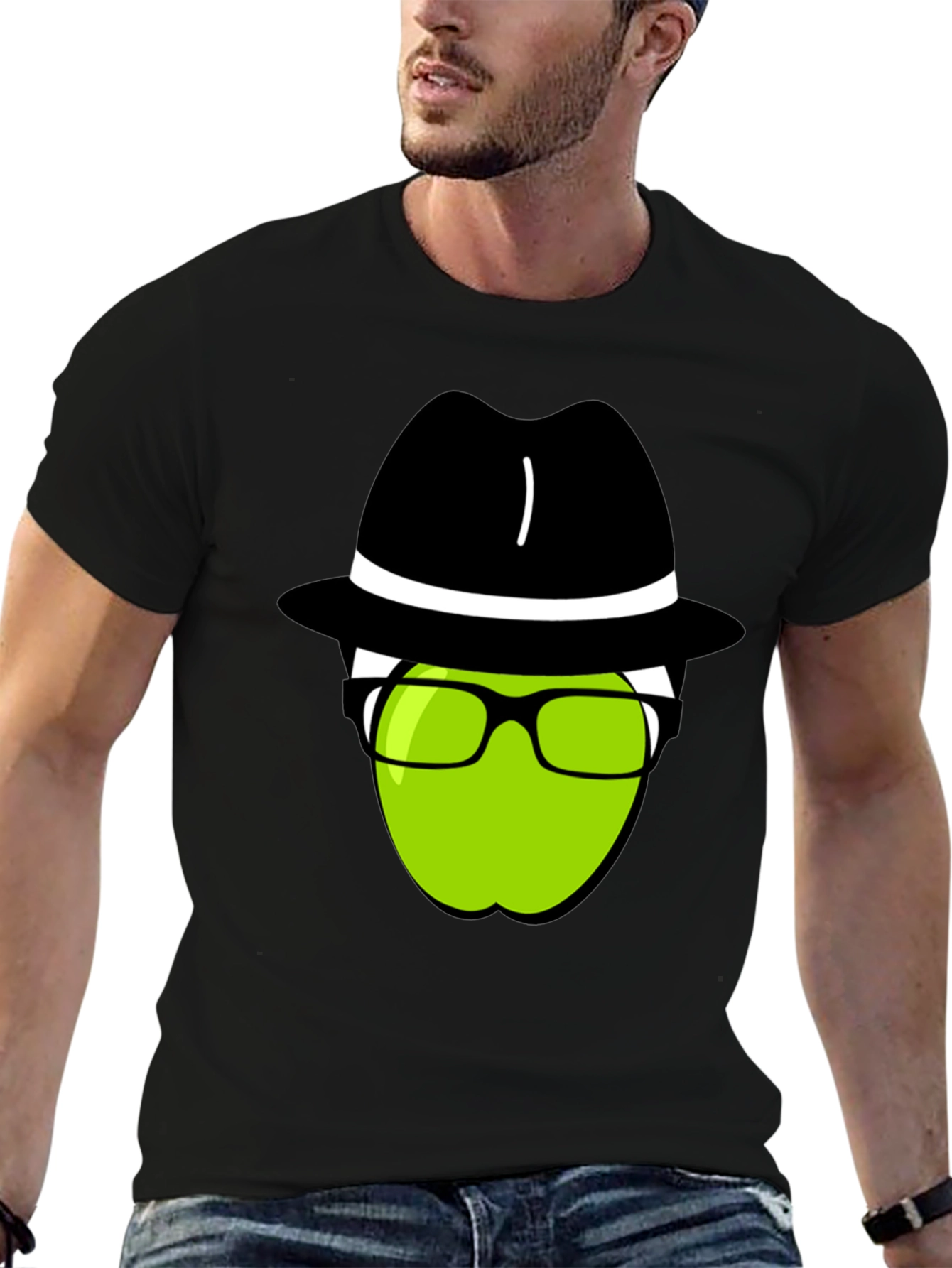 Granny Smith Sleuth Tee - Cool Apple Detective Shirt