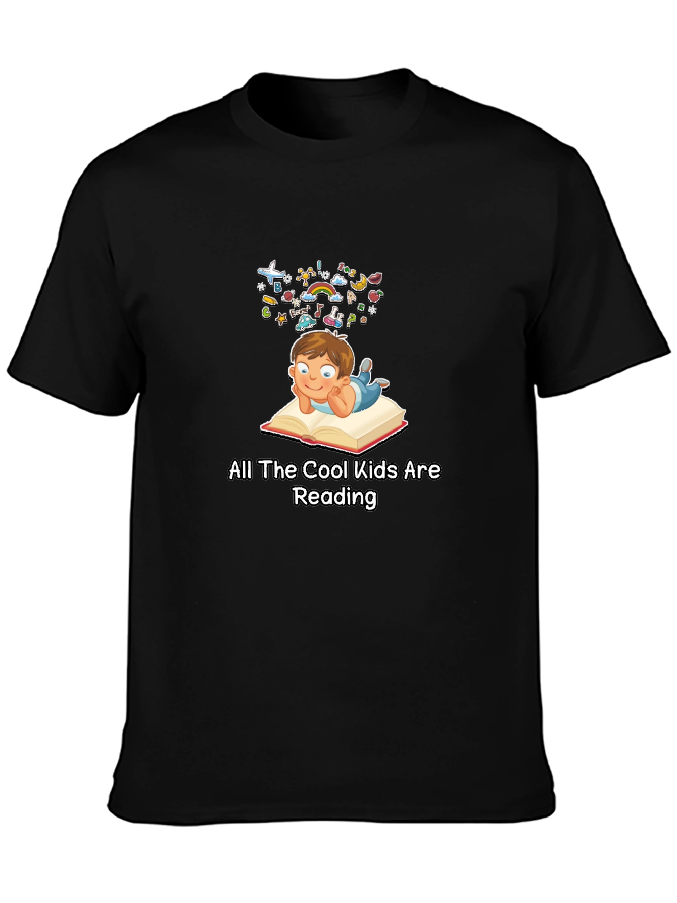 Cool Kids Reading T-Shirt - Unisex Graphic Tee