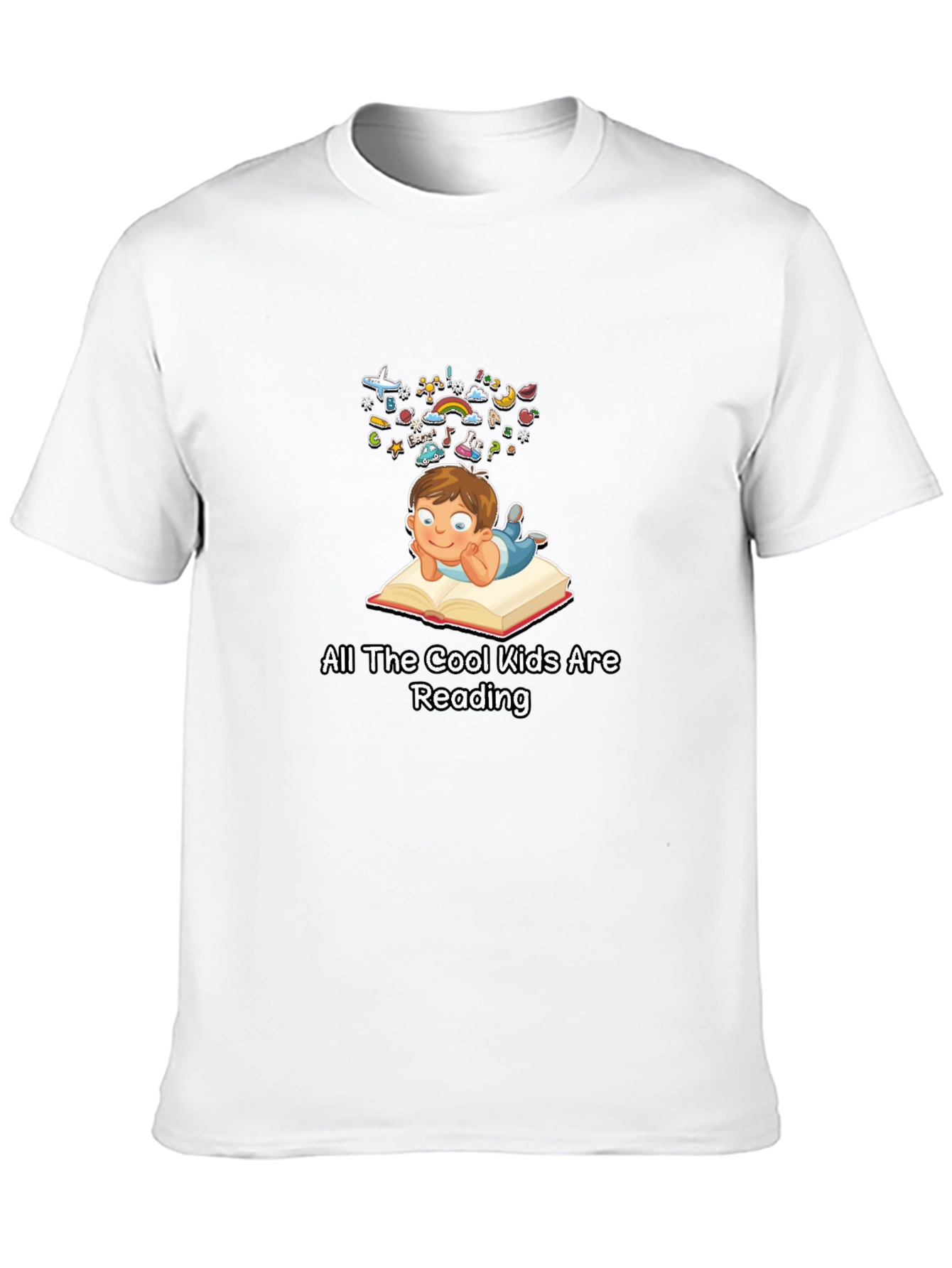 Cool Kids Reading T-Shirt - Unisex Graphic Tee