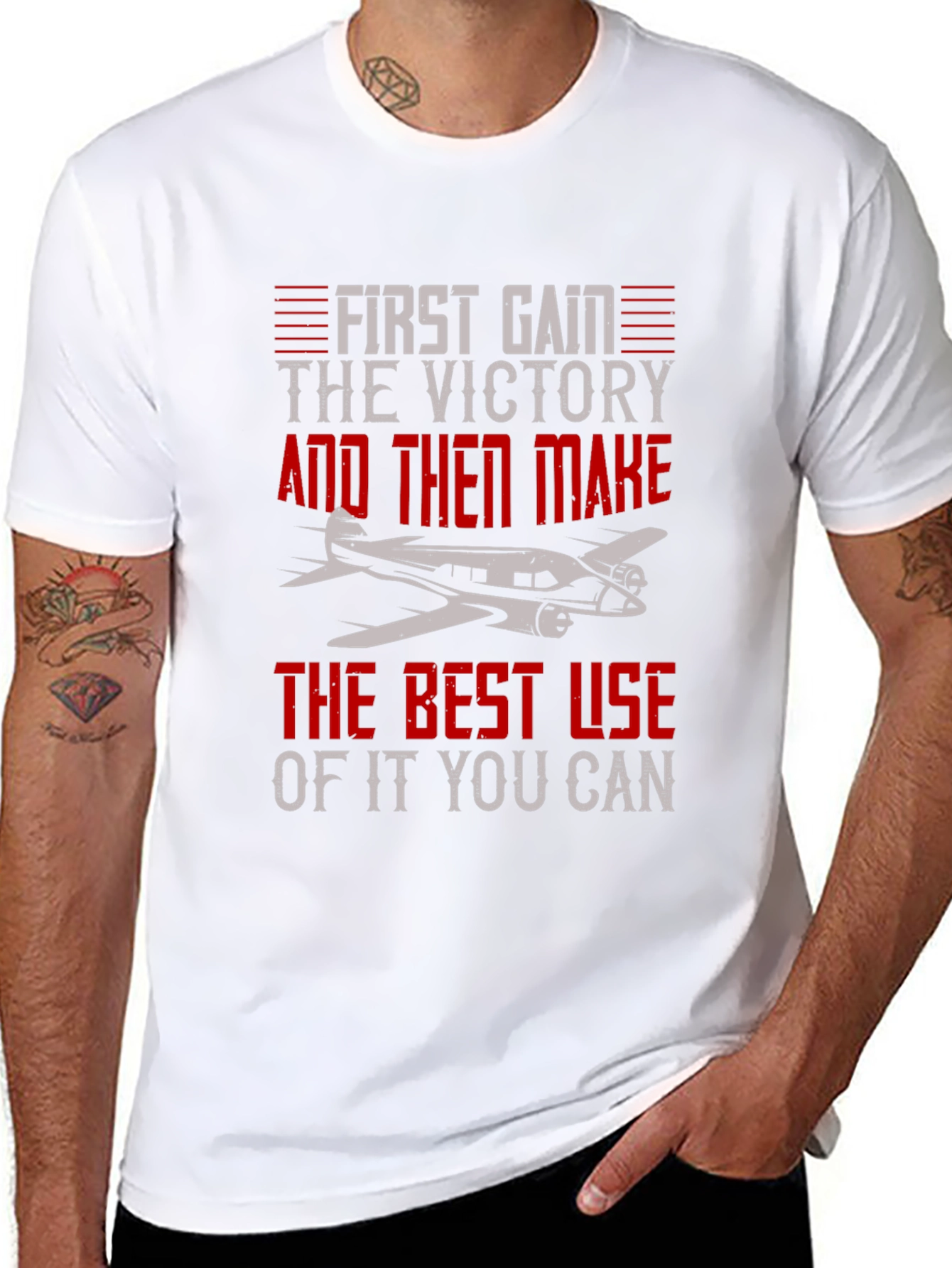 Victory Awaits Mens Graphic Tee