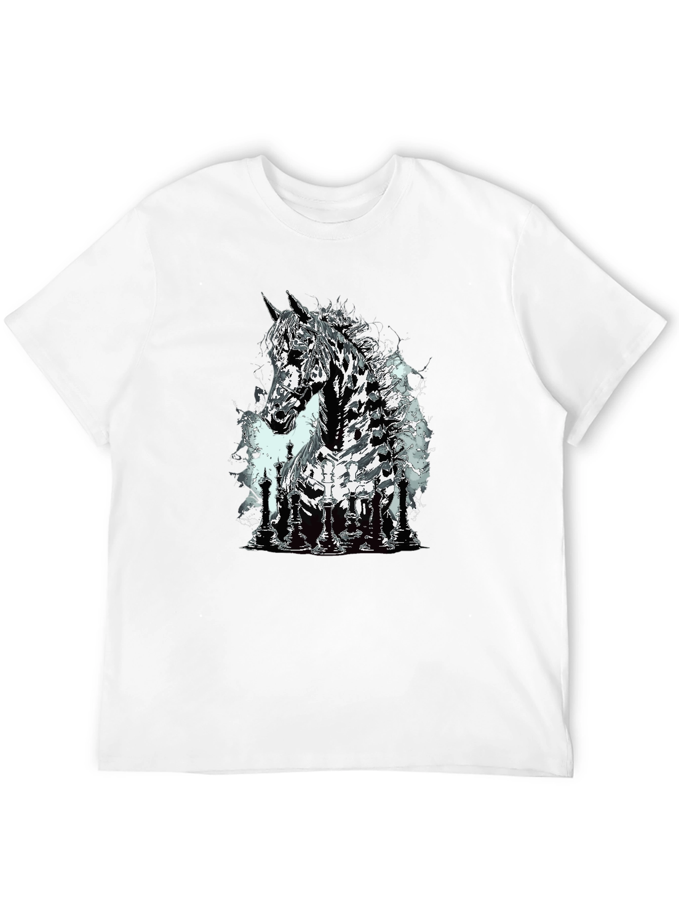Chess Horse Graphic T-Shirt