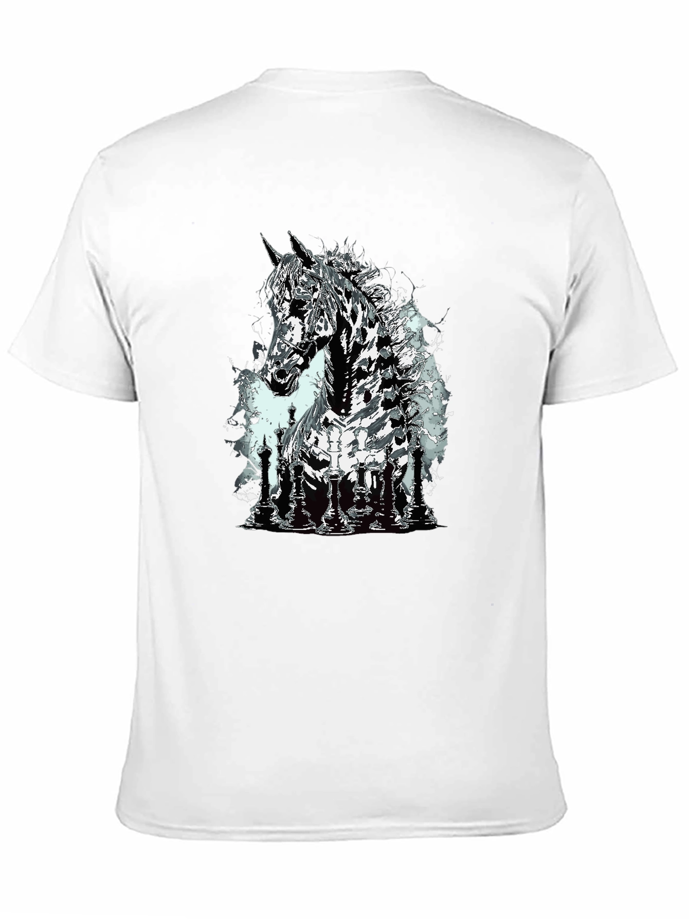 Chess Horse Graphic T-Shirt