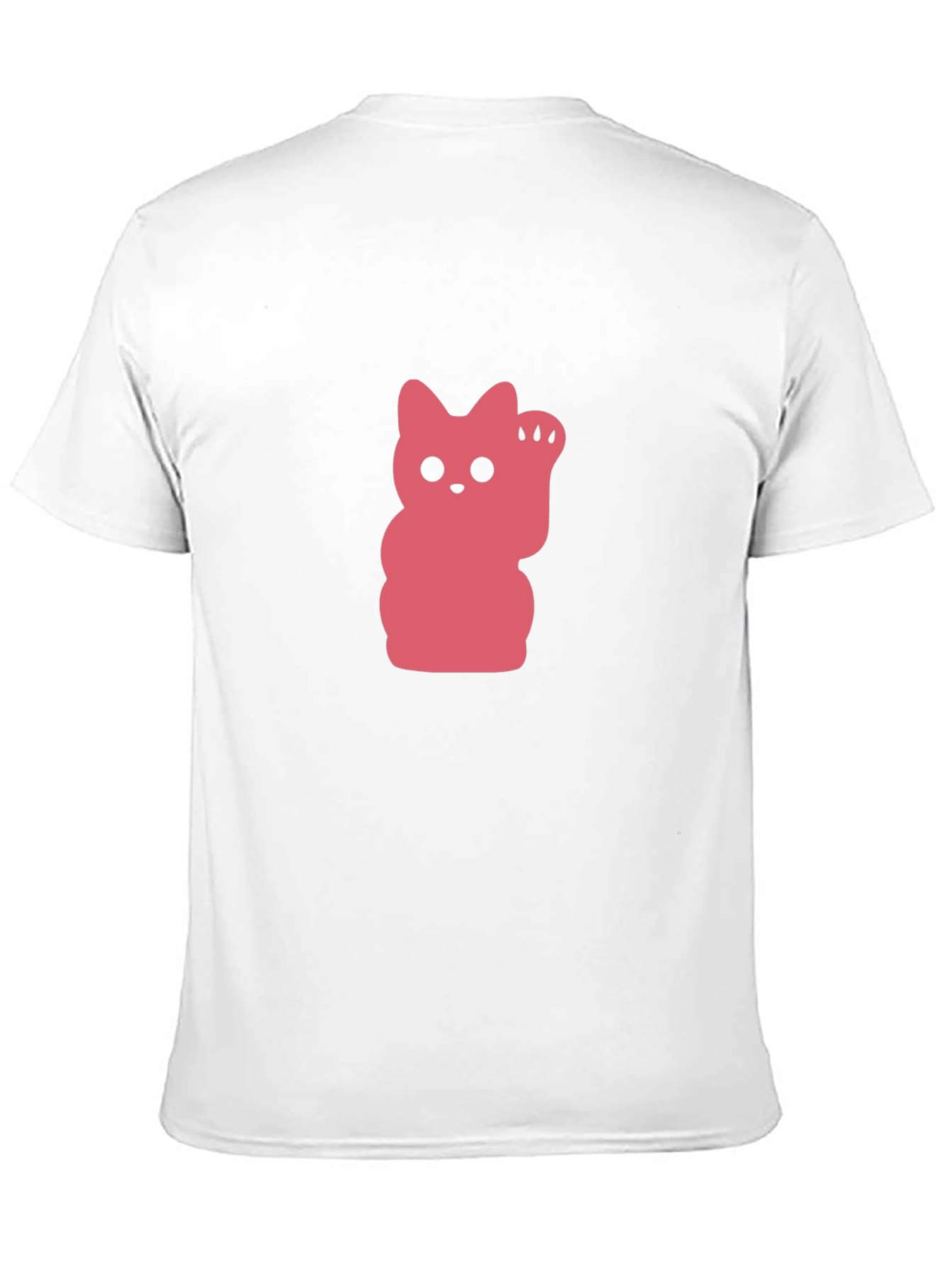 Lucky Cat Graphic T-Shirt - Black