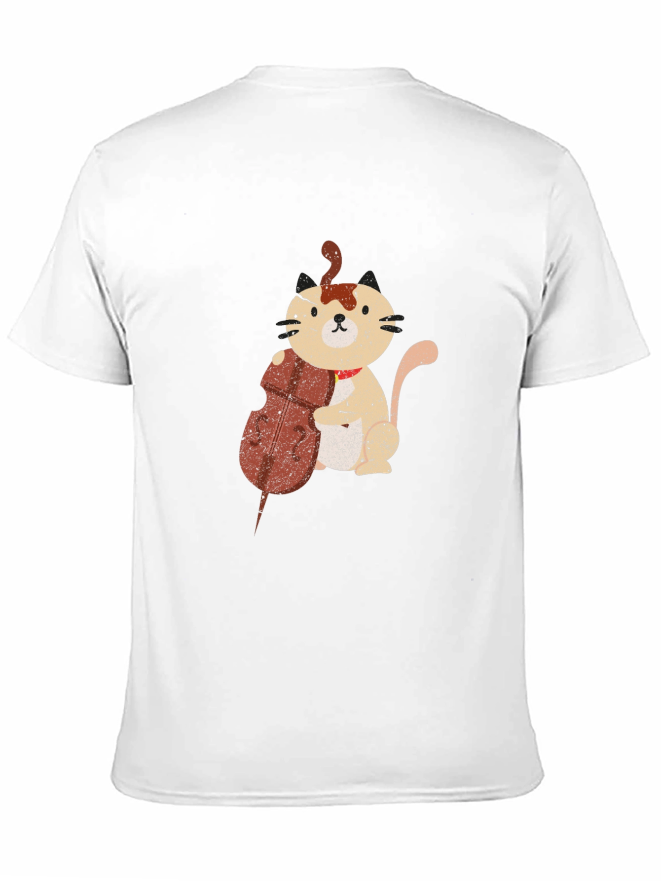 Cat Cello Black T-Shirt