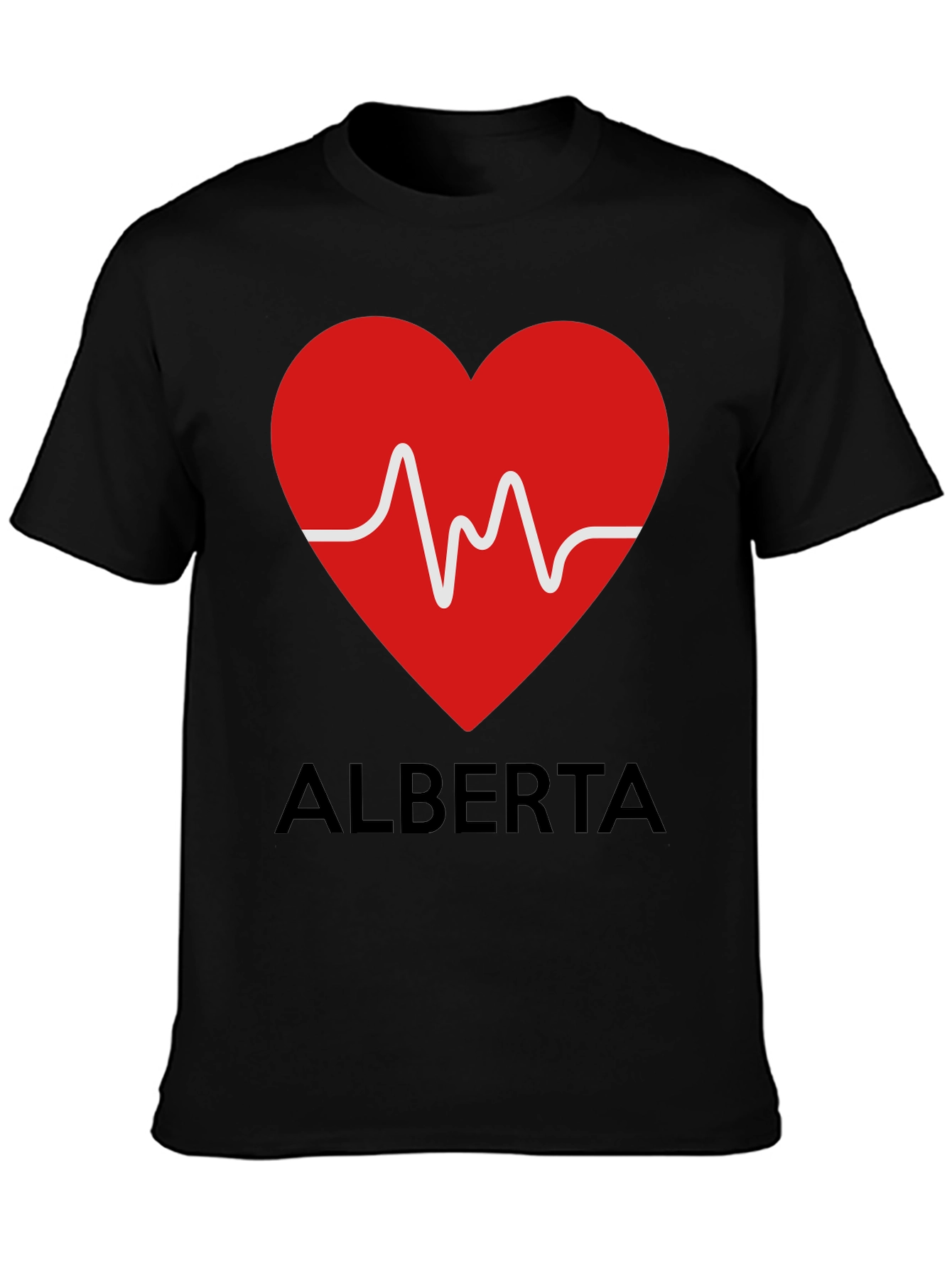 Alberta Love Heartbeat Graphic T-Shirt