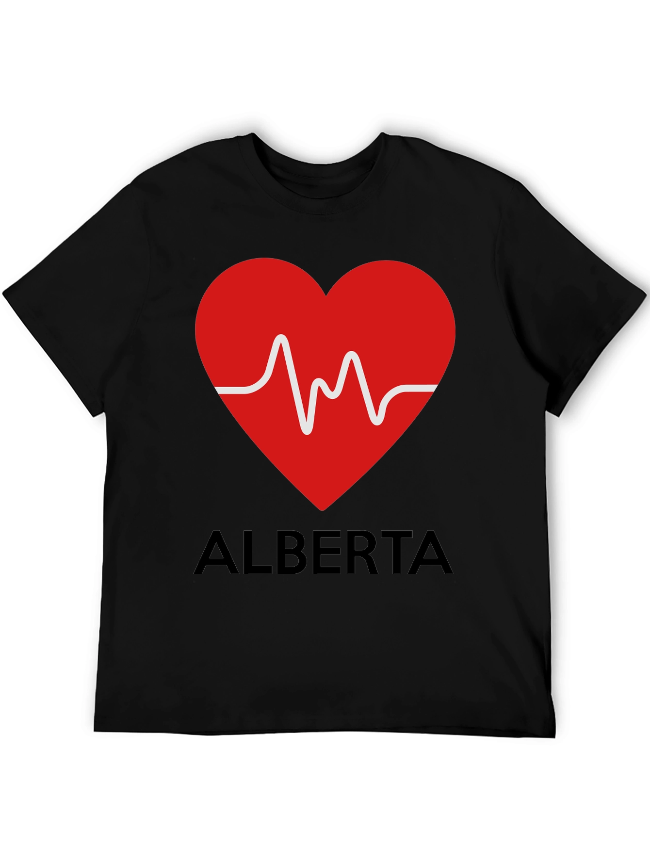 Alberta Love Heartbeat Graphic T-Shirt