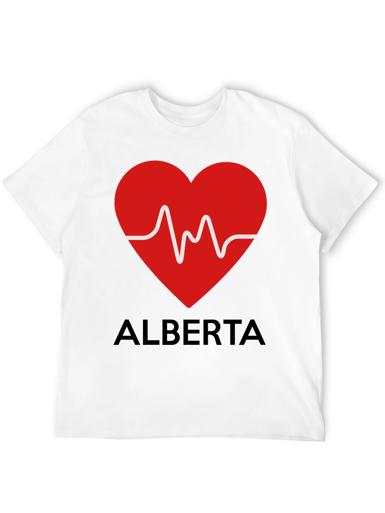 Alberta Love Heartbeat Graphic T-Shirt