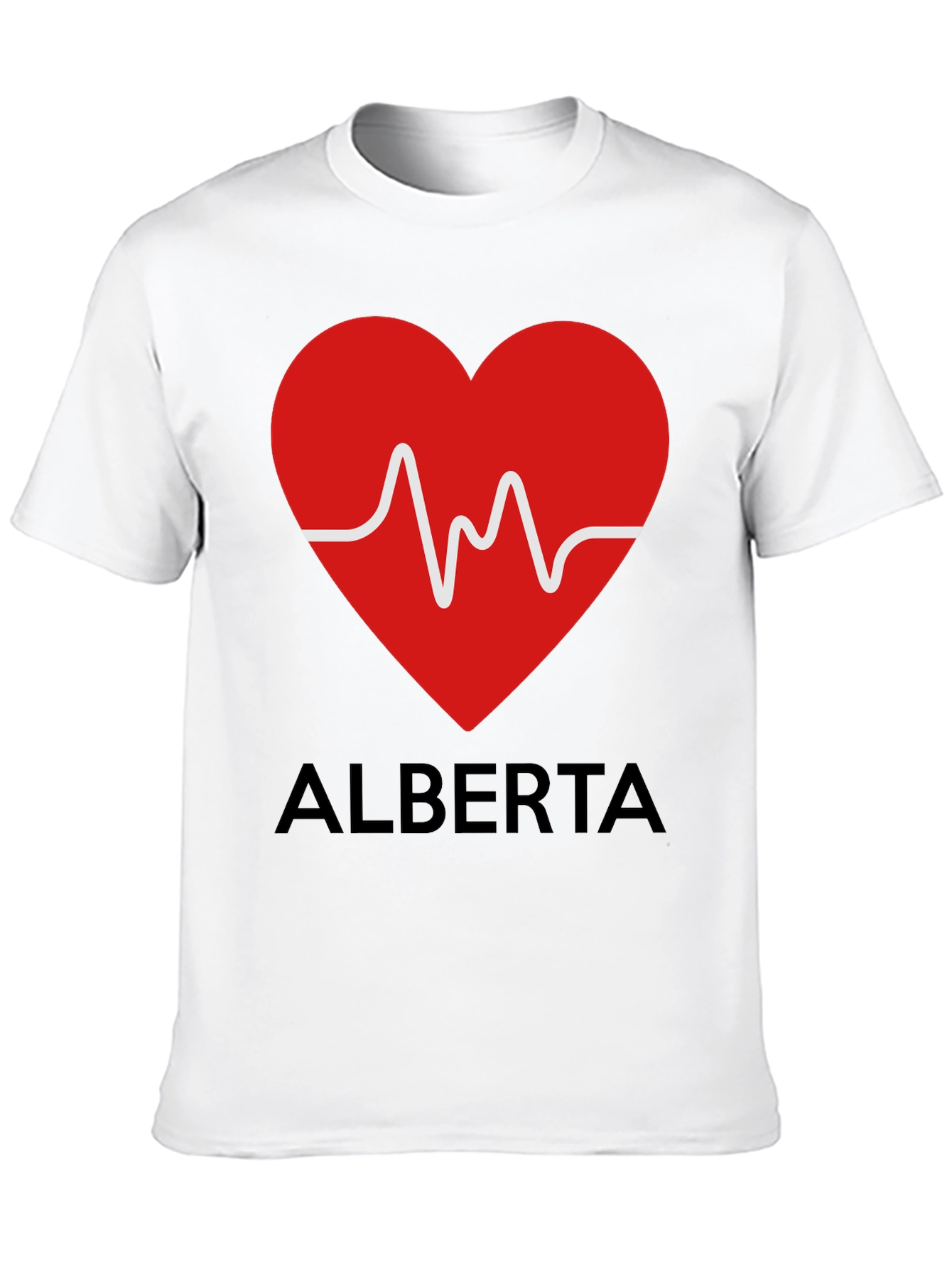 Alberta Love Heartbeat Graphic T-Shirt