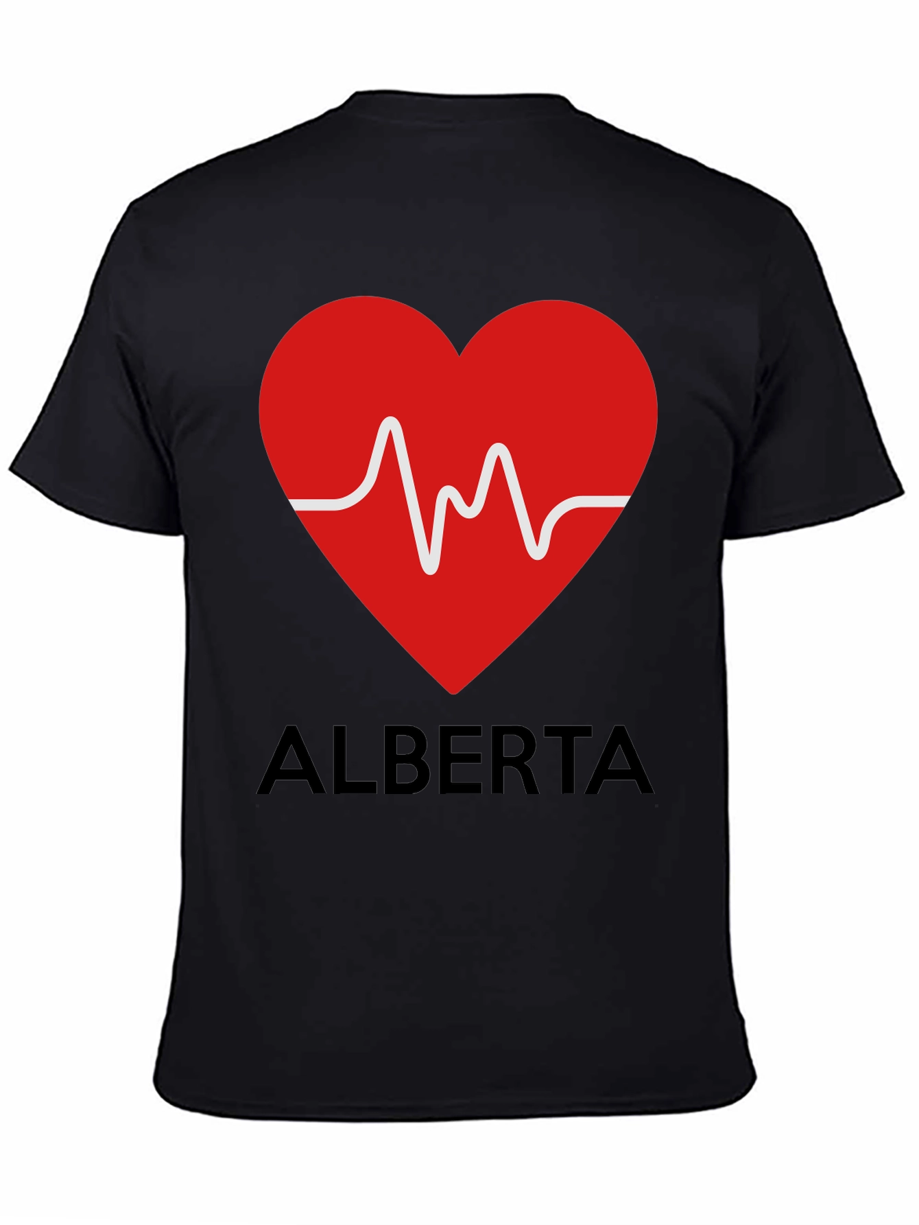 Alberta Love Heartbeat Graphic T-Shirt