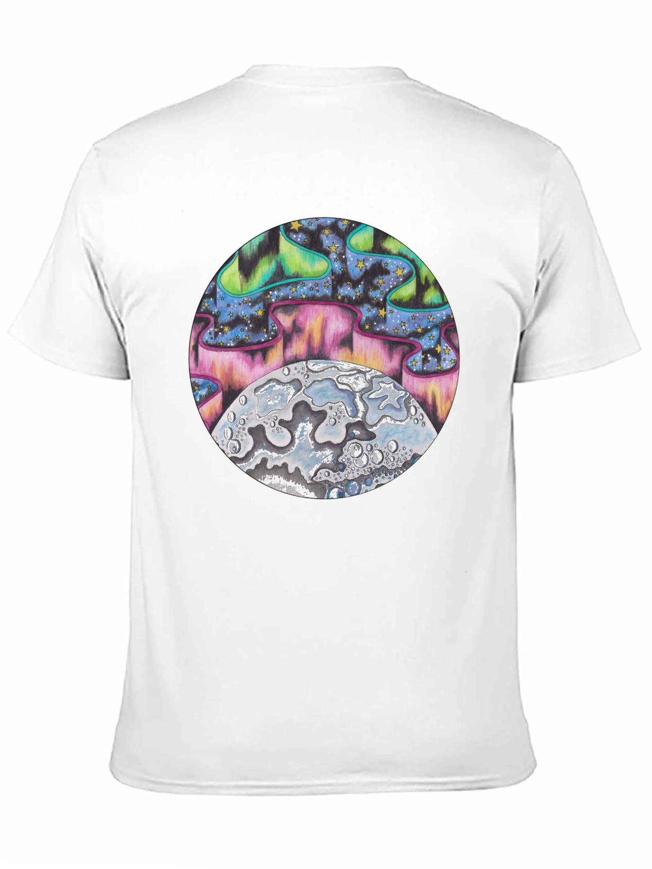 Aurora Moon Graphic T-Shirt