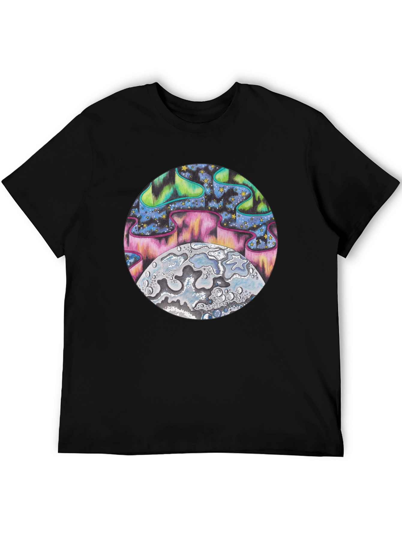 Aurora Moon Graphic T-Shirt